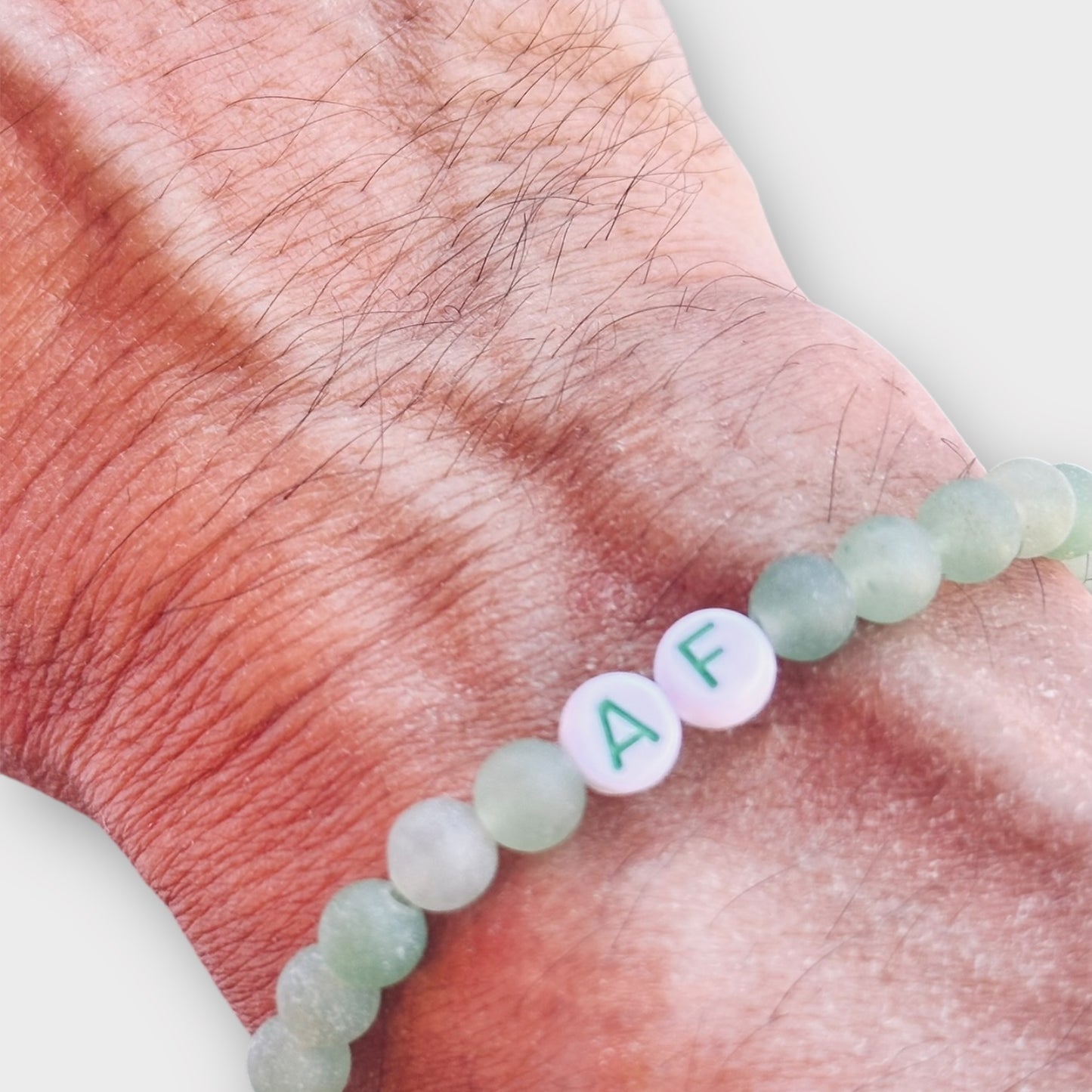 Woke AF Beaded Gemstone Bracelet