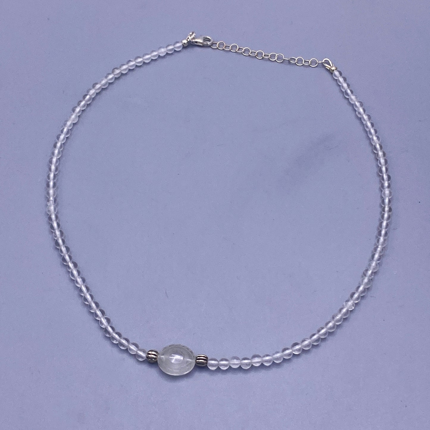 Evil Eye Quartz Choker Necklace