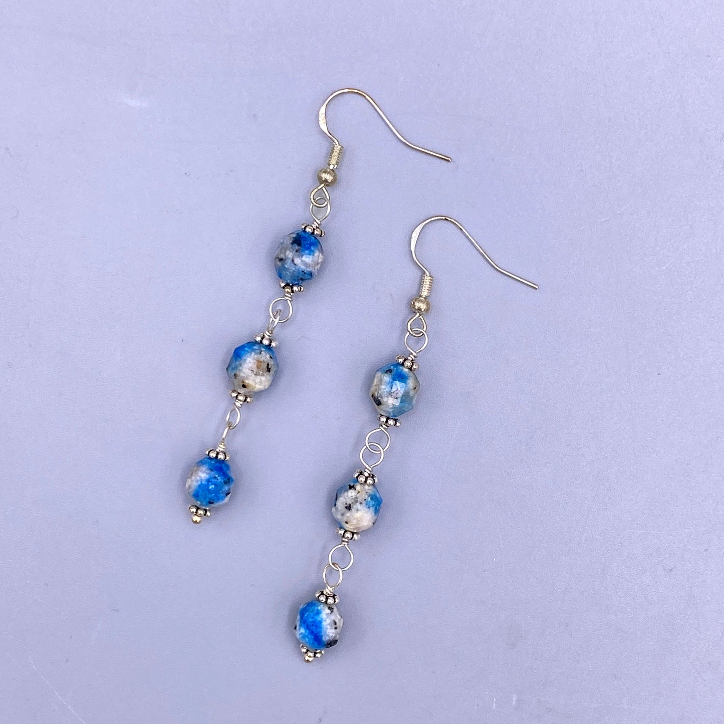 K2 Jasper gemstone Dangle Earrings