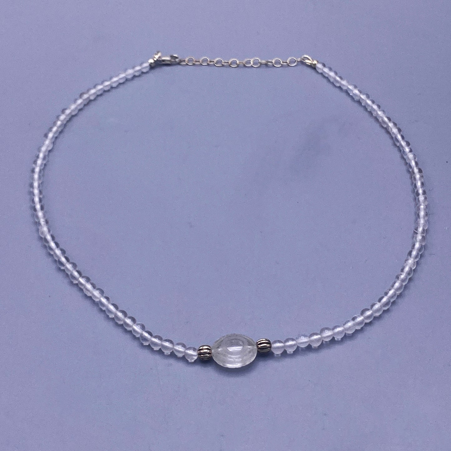 Evil Eye Quartz Choker Necklace