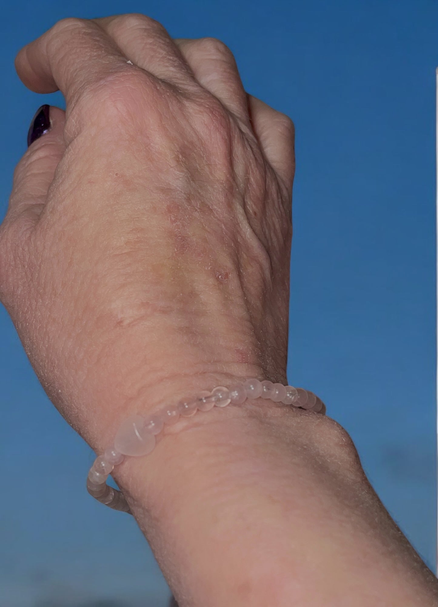 Rose Quartz Heart Bracelet