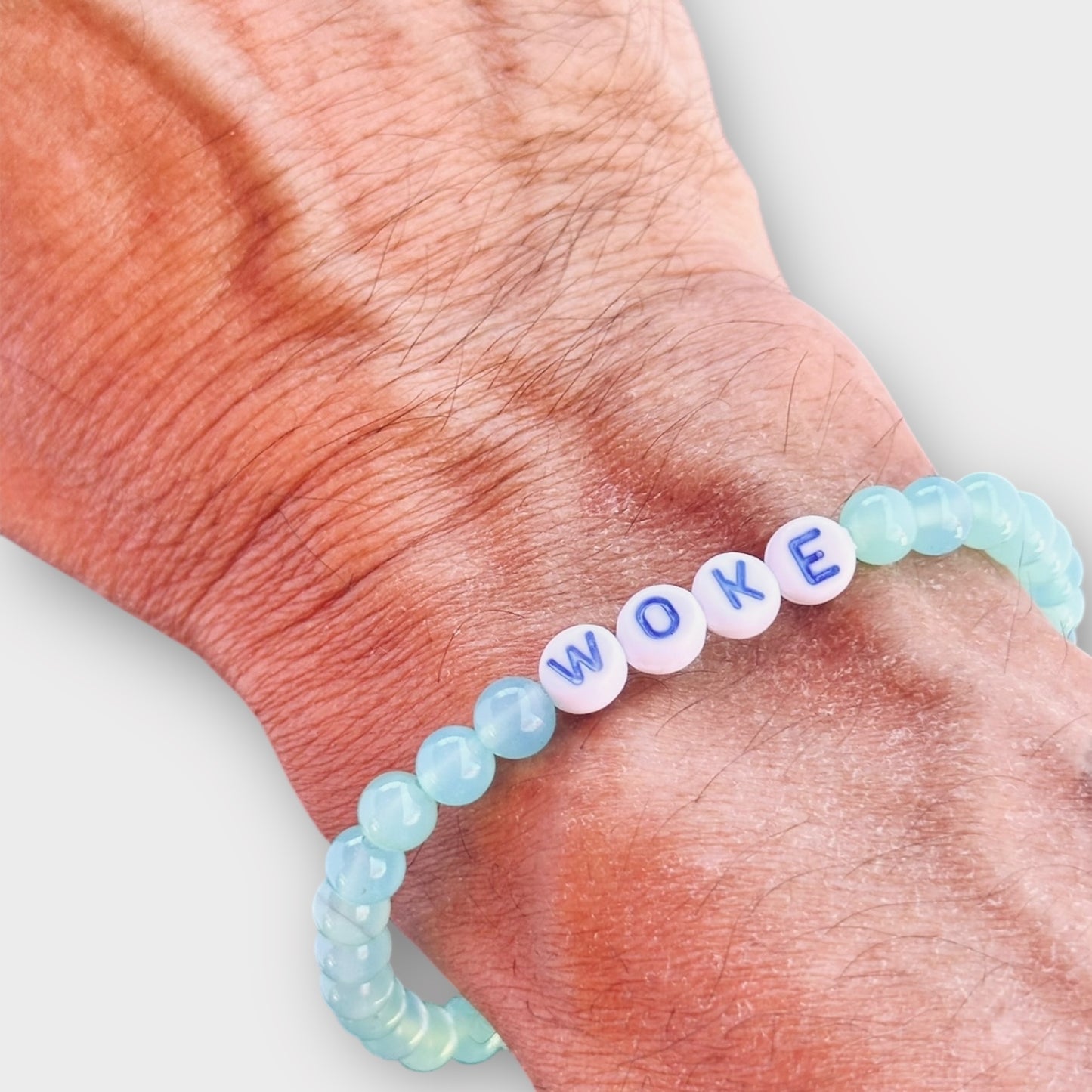 Woke AF Beaded Gemstone Bracelet