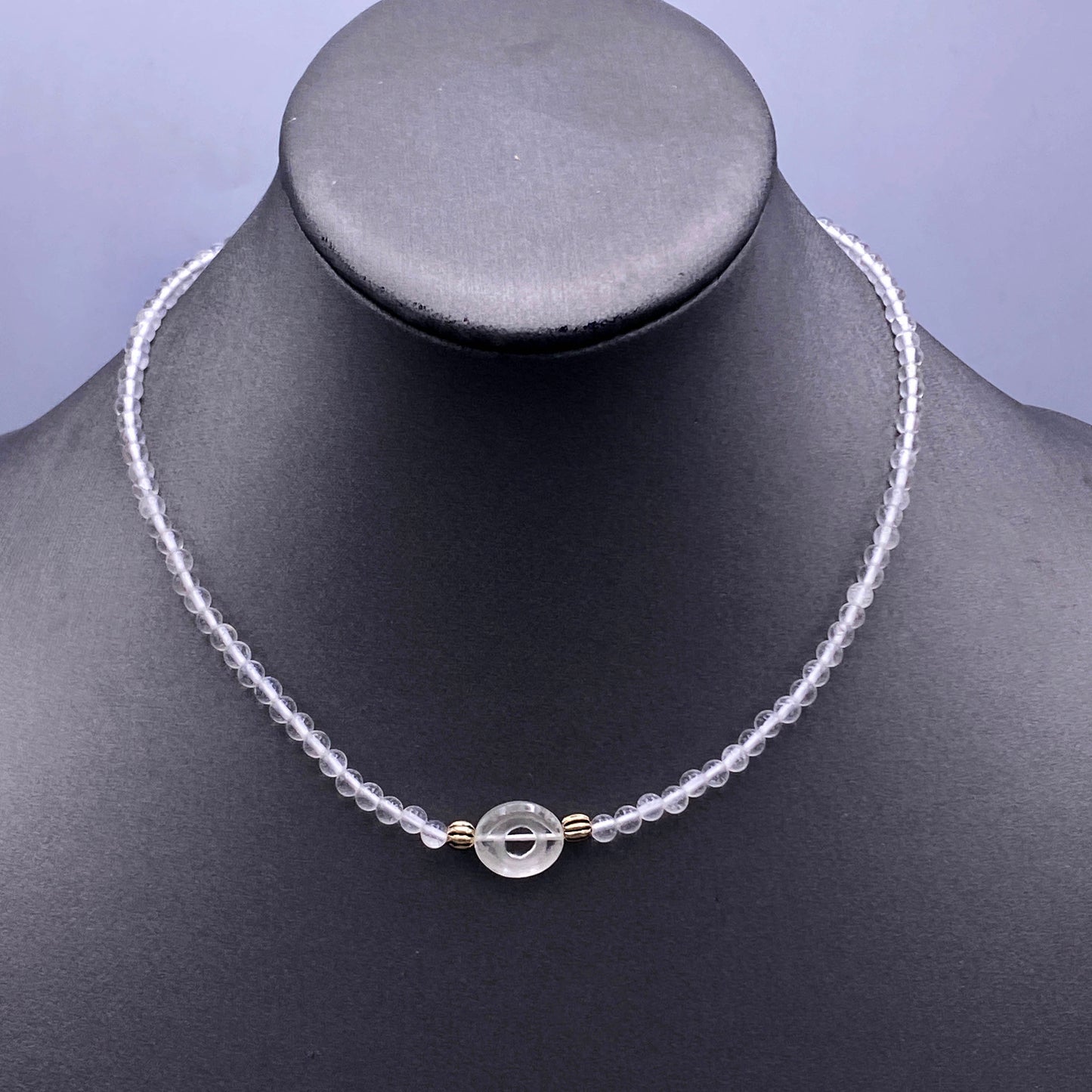 Evil Eye Quartz Choker Necklace