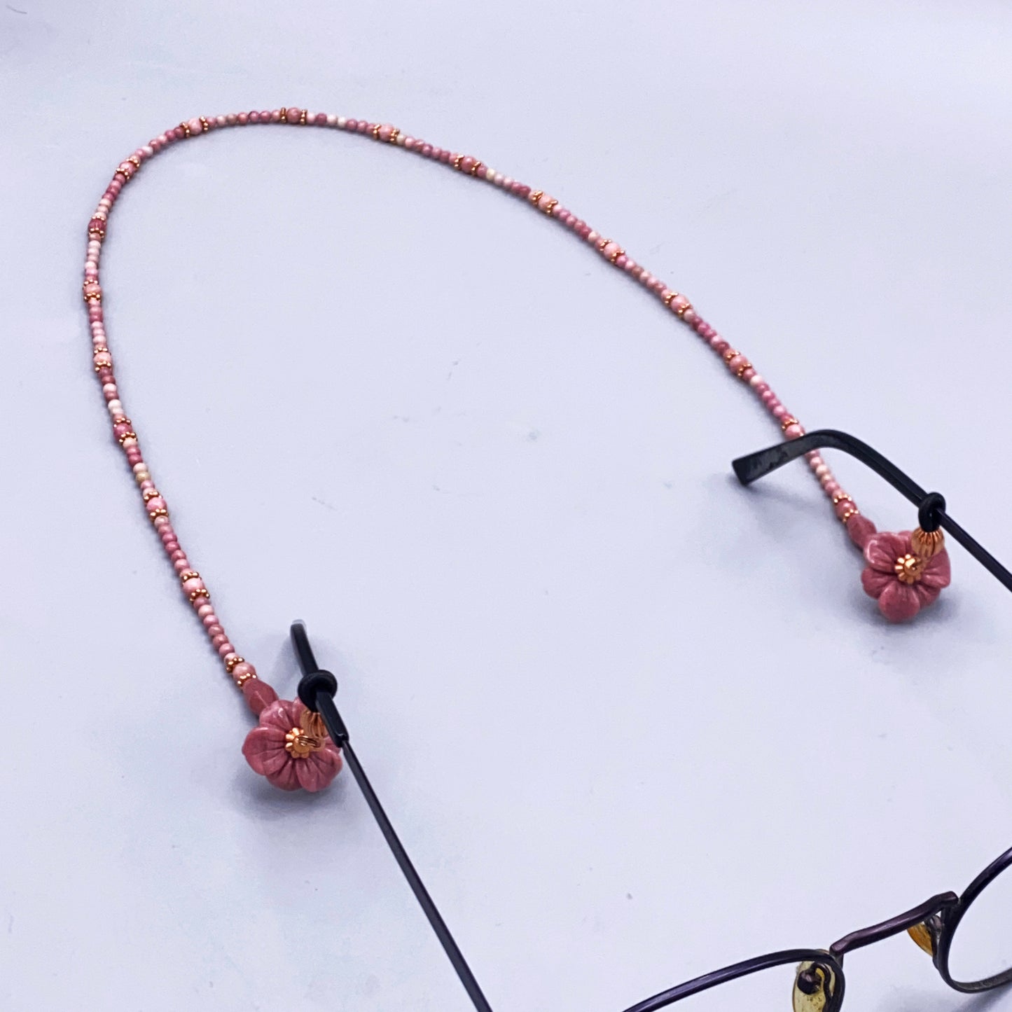Bloooming Flower Gemstone Eyewear Keeper