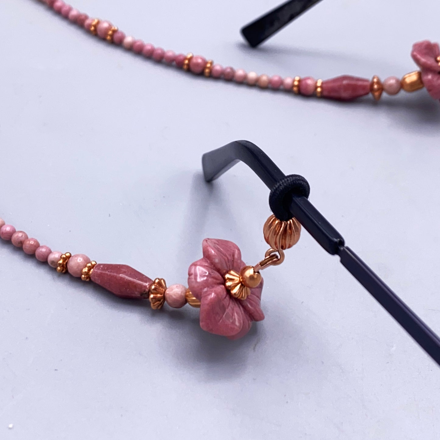 Bloooming Flower Gemstone Eyewear Keeper