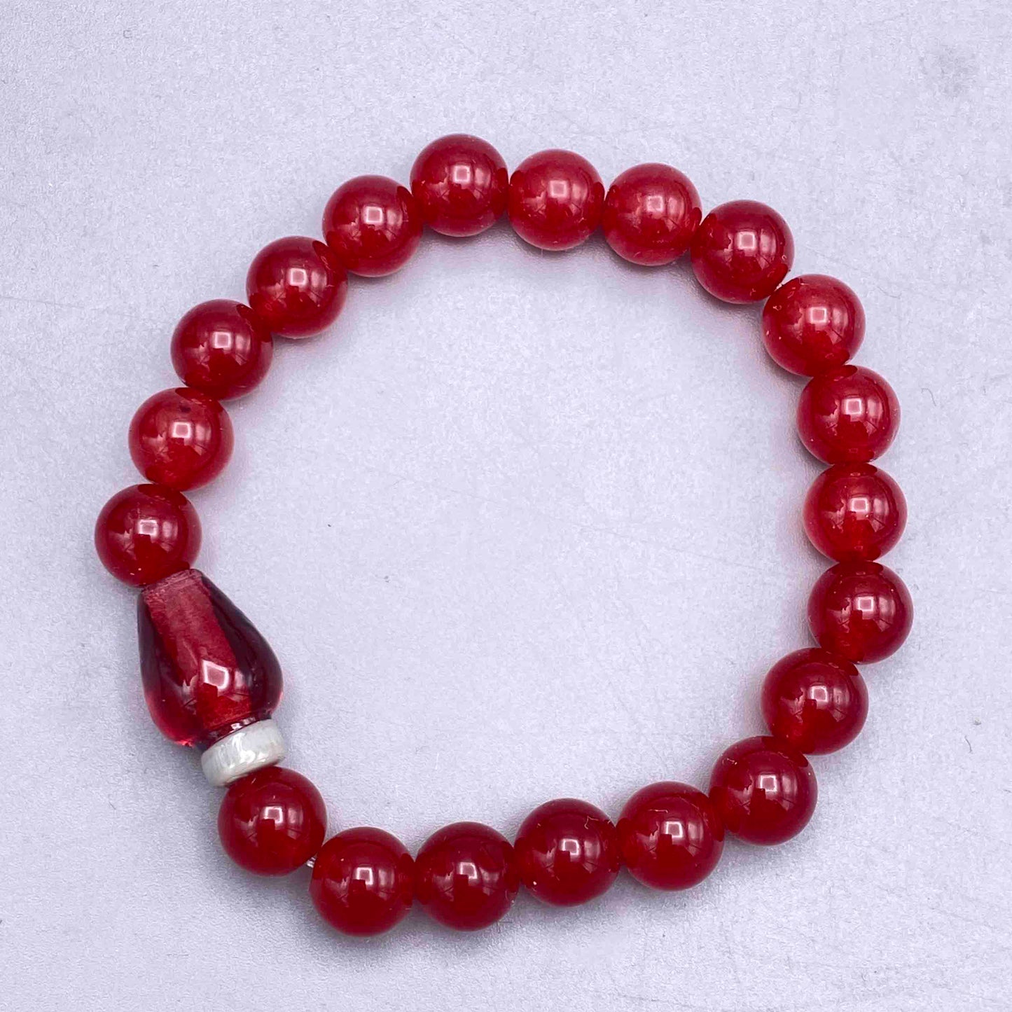 Christmas Lightbulb Gemstone Bracelets