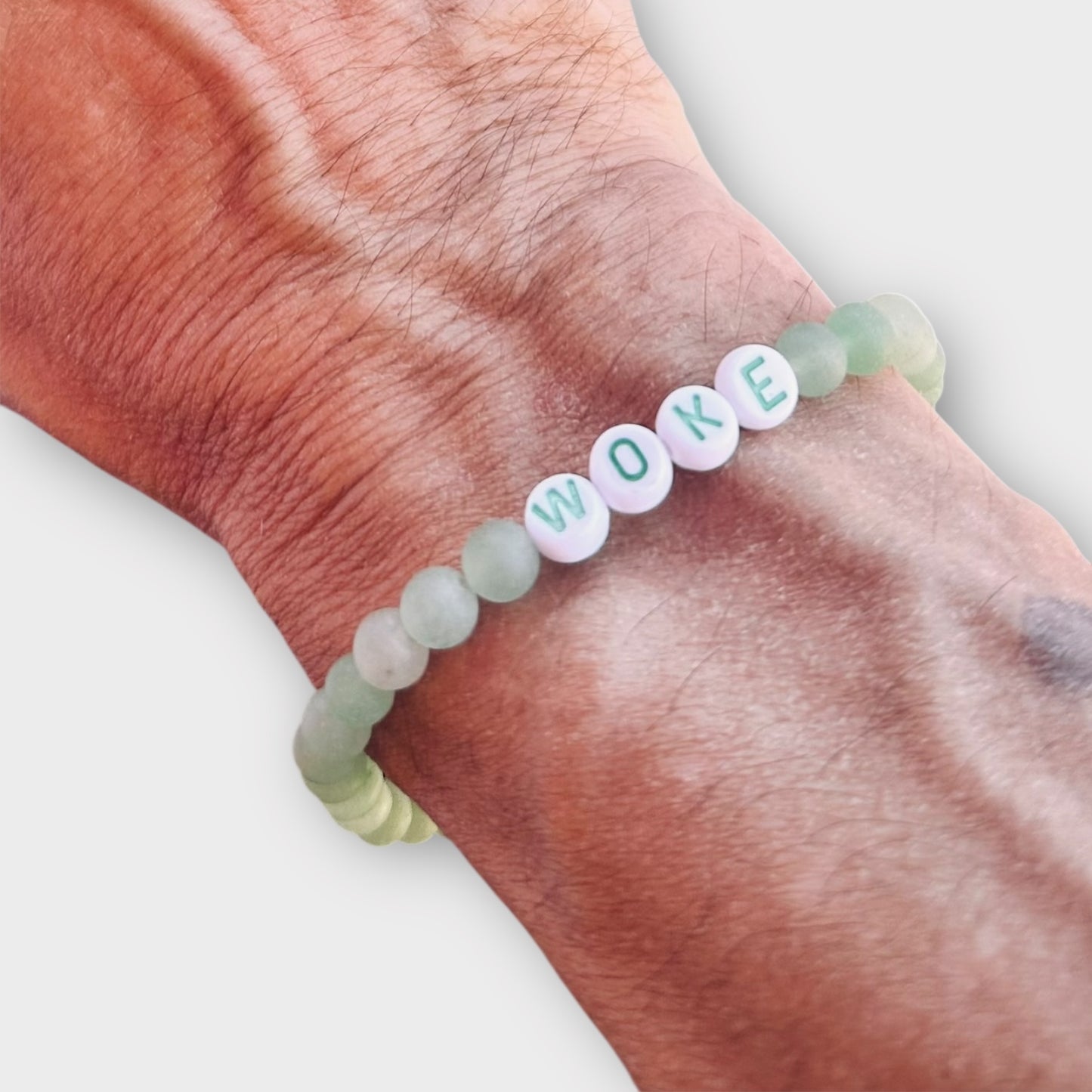 Woke AF Beaded Gemstone Bracelet