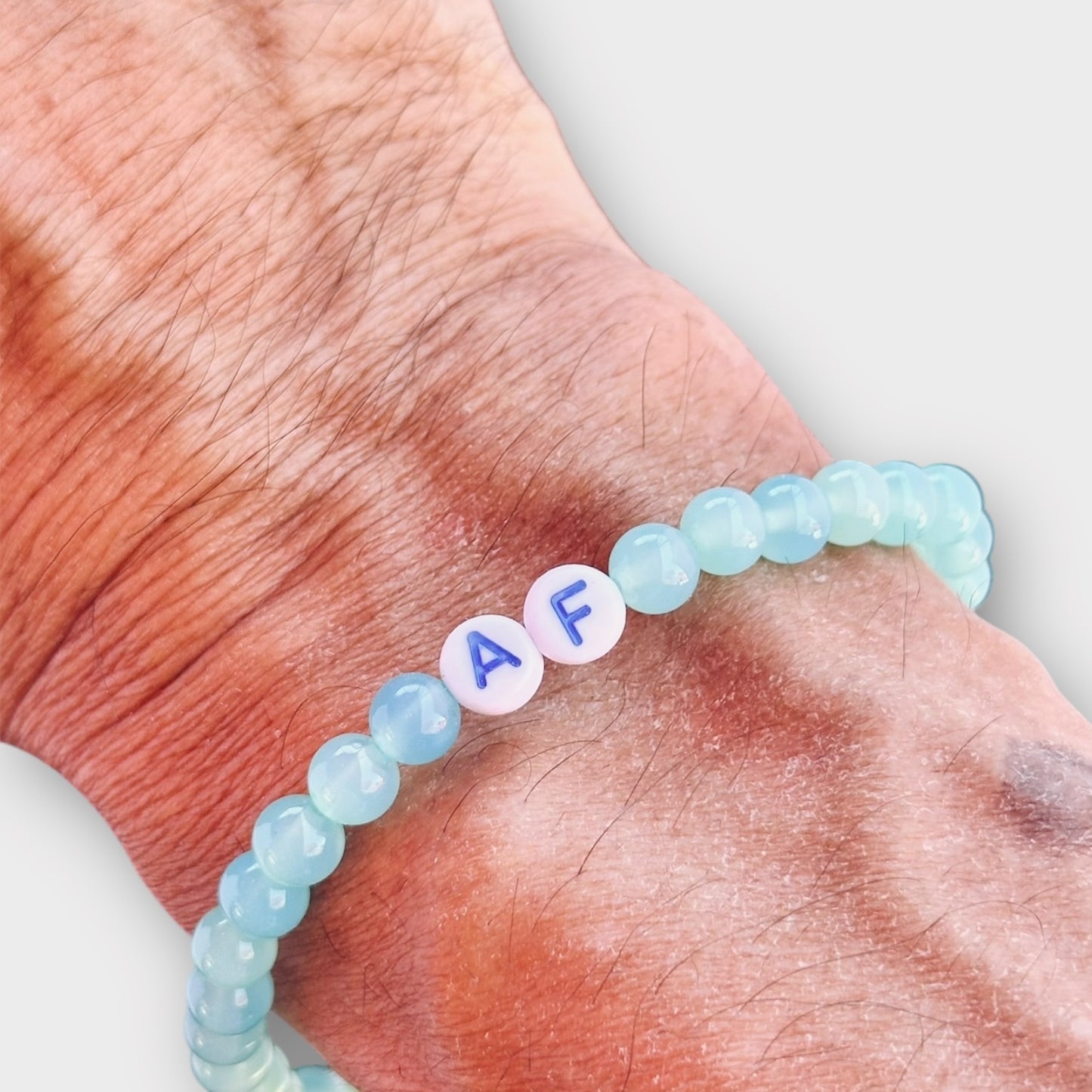 Woke AF Beaded Gemstone Bracelet