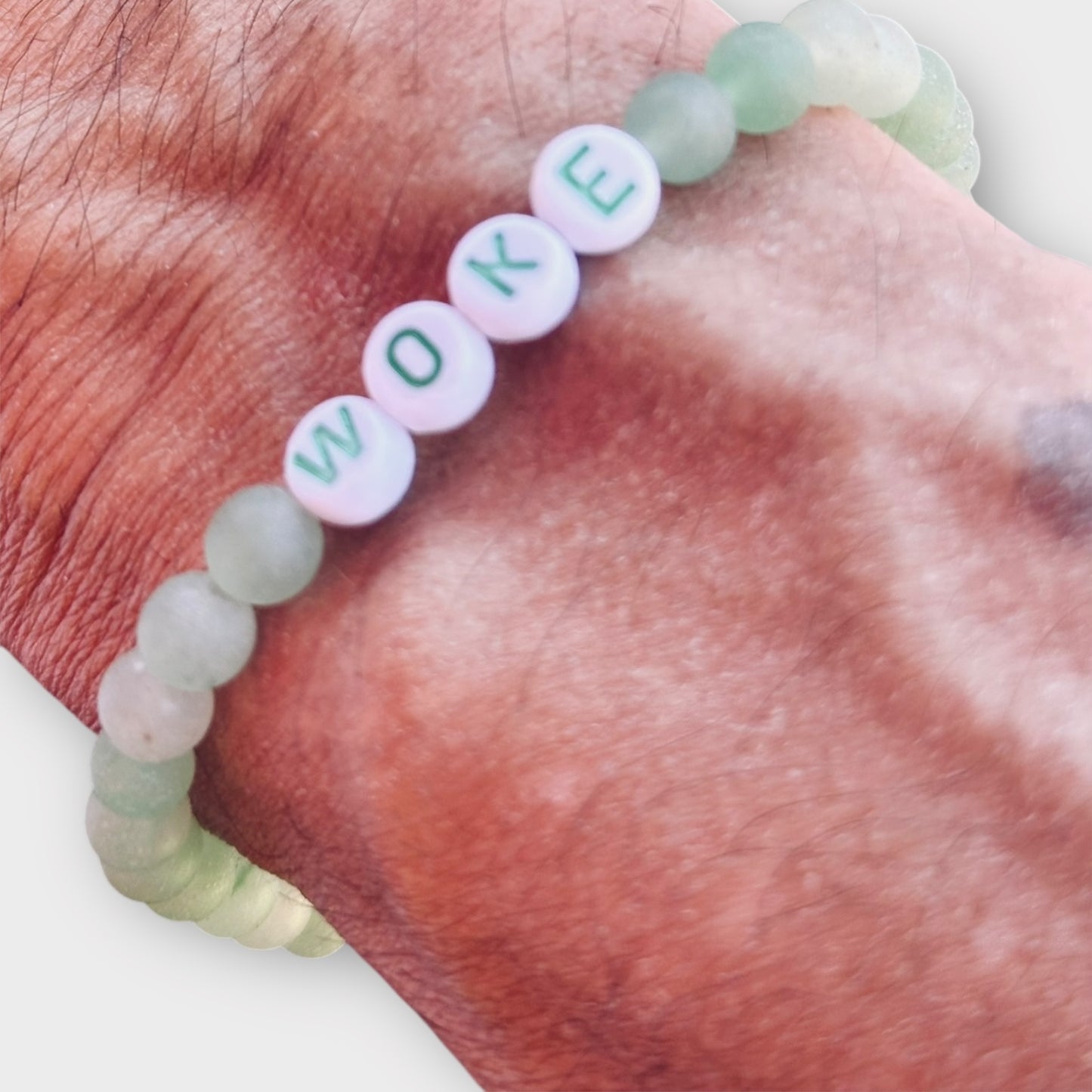 Woke AF Beaded Gemstone Bracelet
