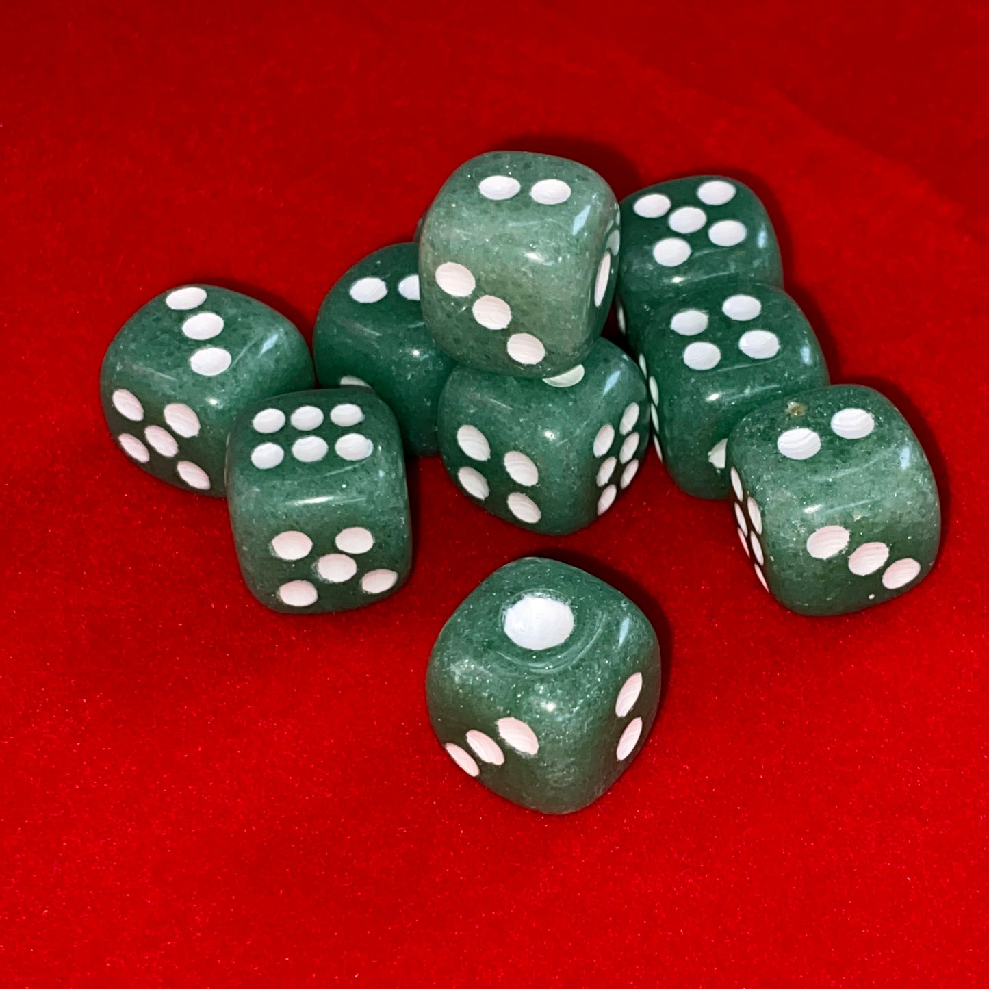 Gemstone Carved Playing Dice
