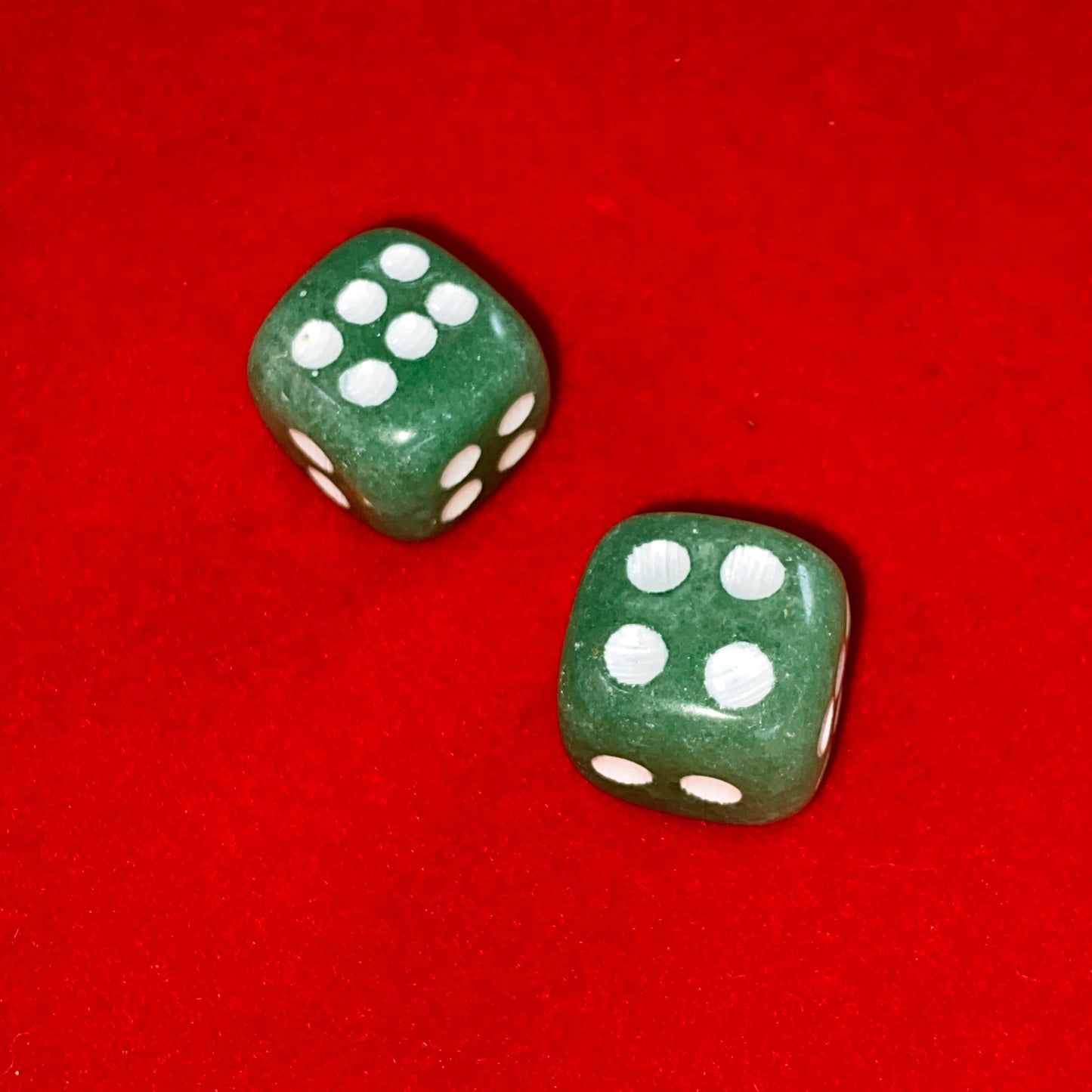 Gemstone Carved Playing Dice