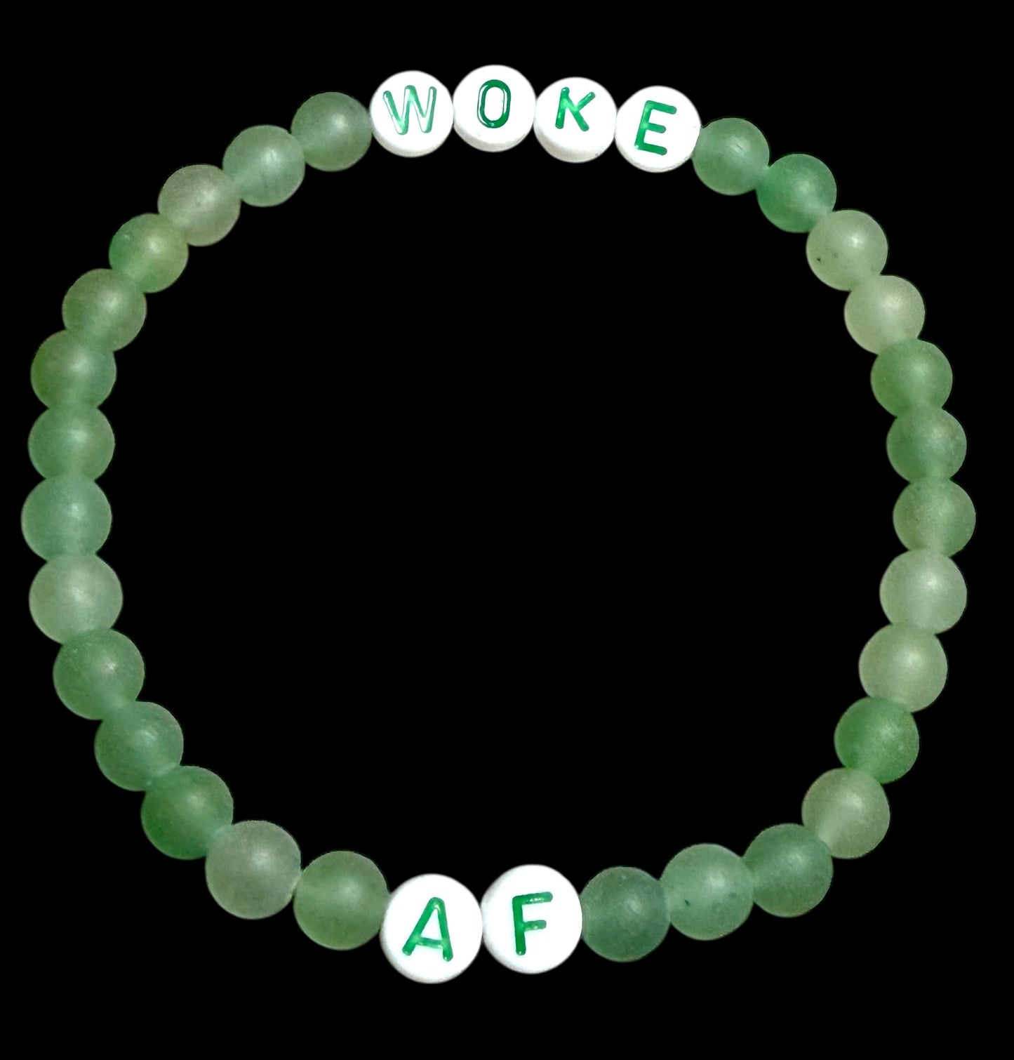 Woke AF Beaded Gemstone Bracelet