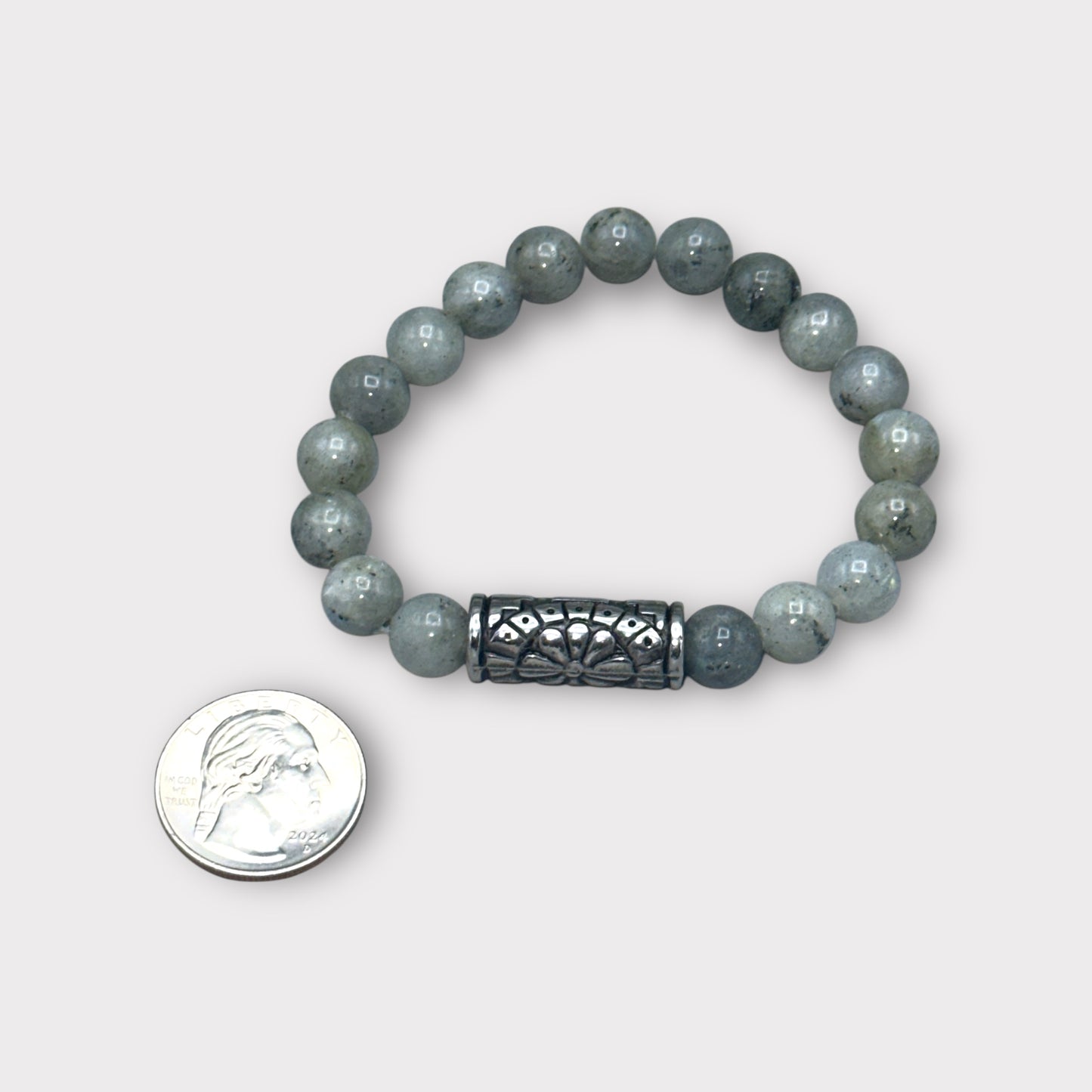 Labradorite Evil Eye Bracelet