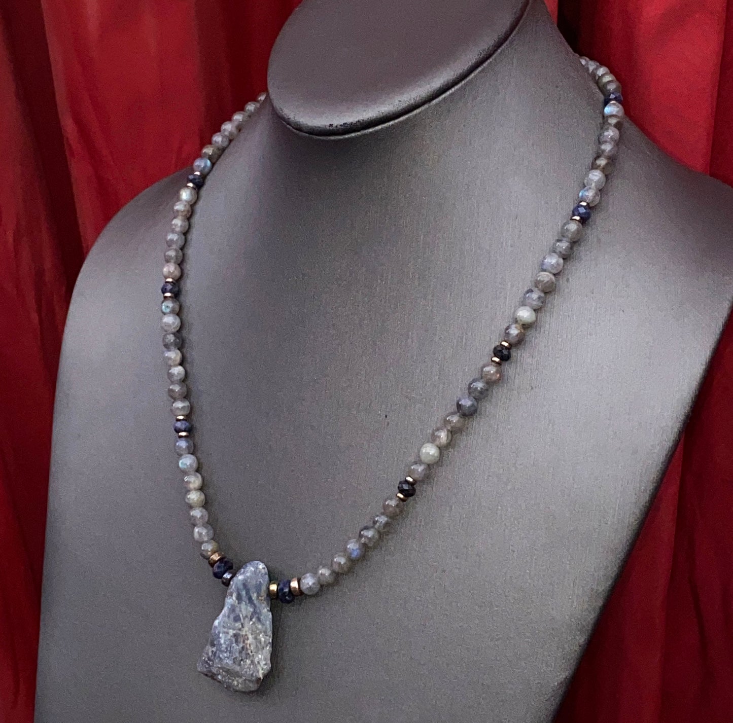 Labradorite Chunk Necklace