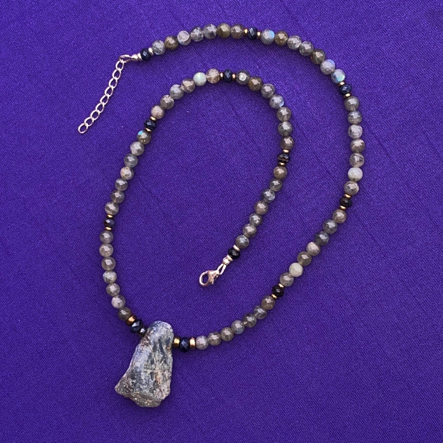 Labradorite Chunk Necklace