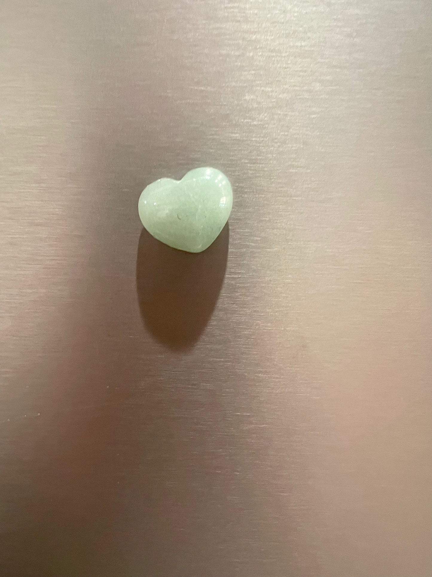 Green Aventurine Heart Refrigerator Magnet