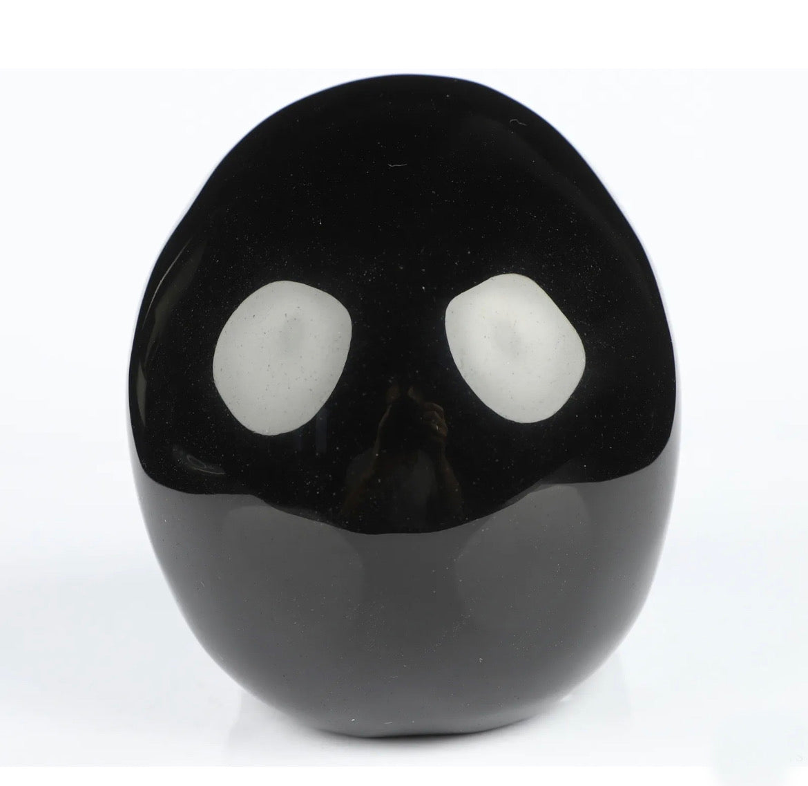 Black Obsidian Skull