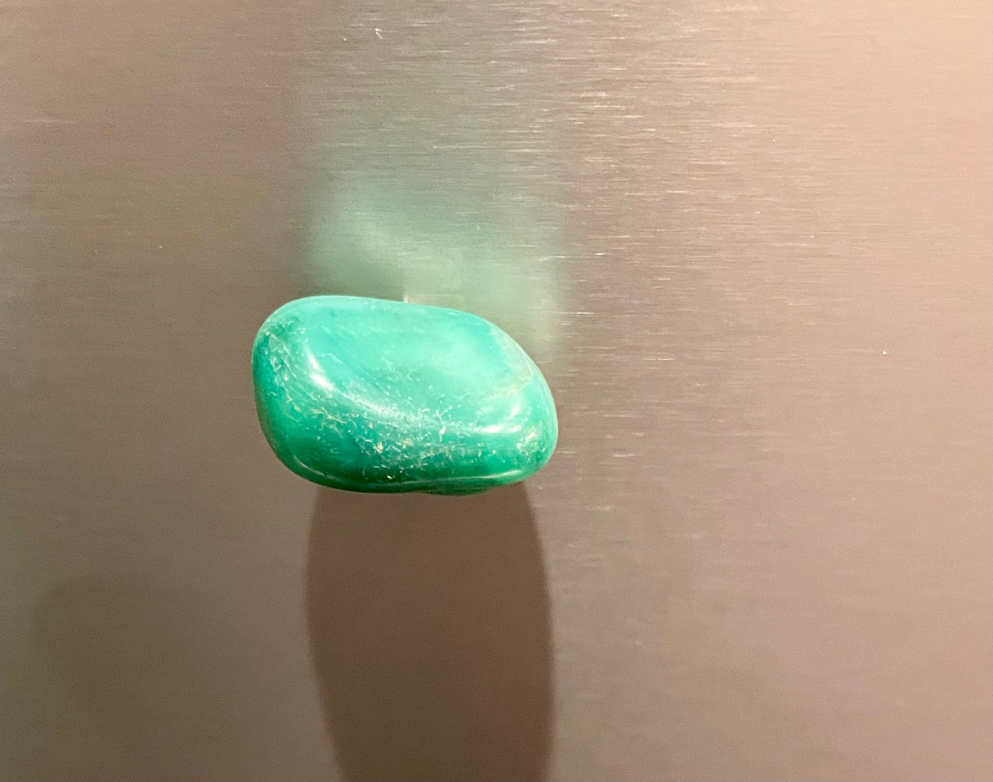 Green Agate Refrigerator Magnet