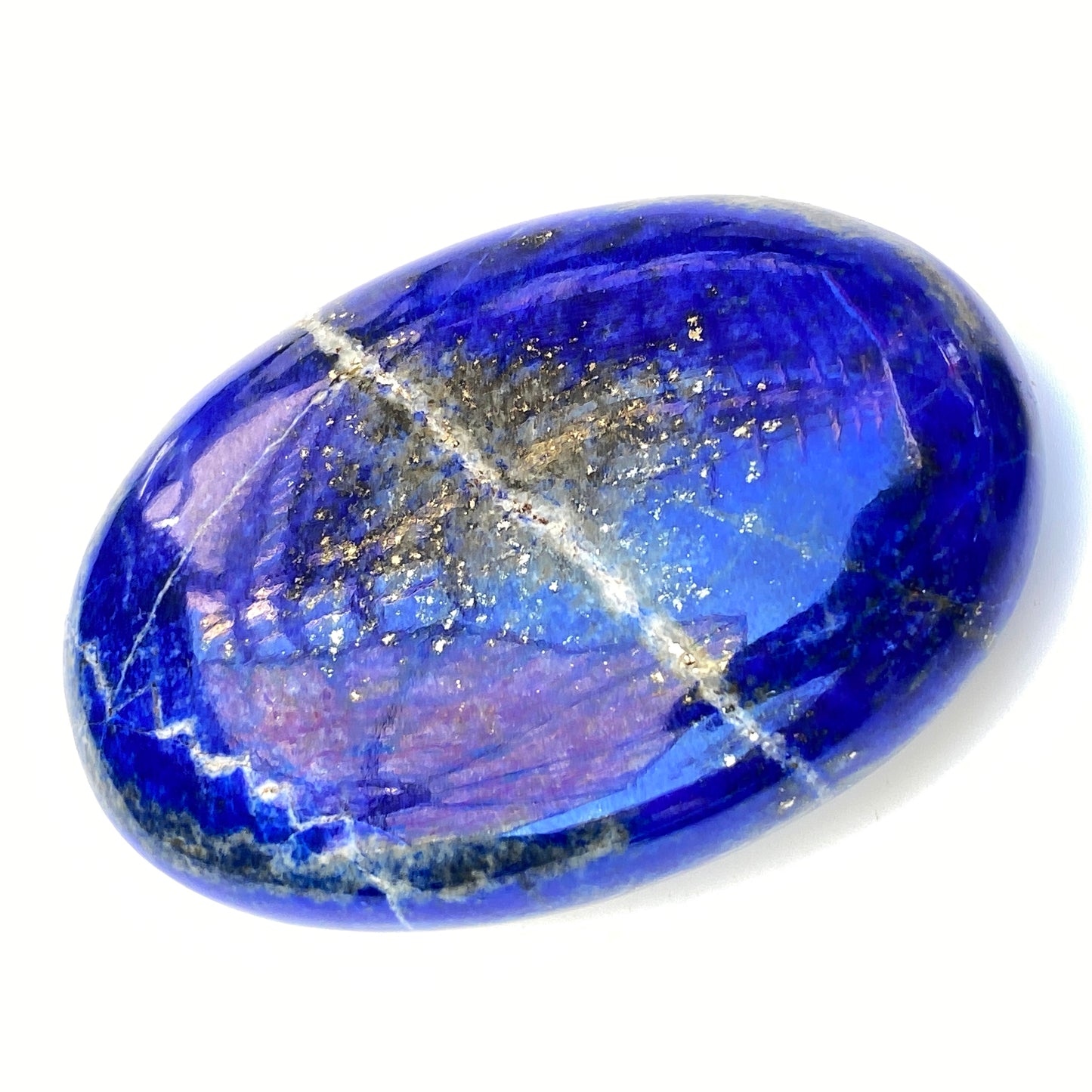 Lapis Lazuli gemstone Galaxy healing energy Palm Stones