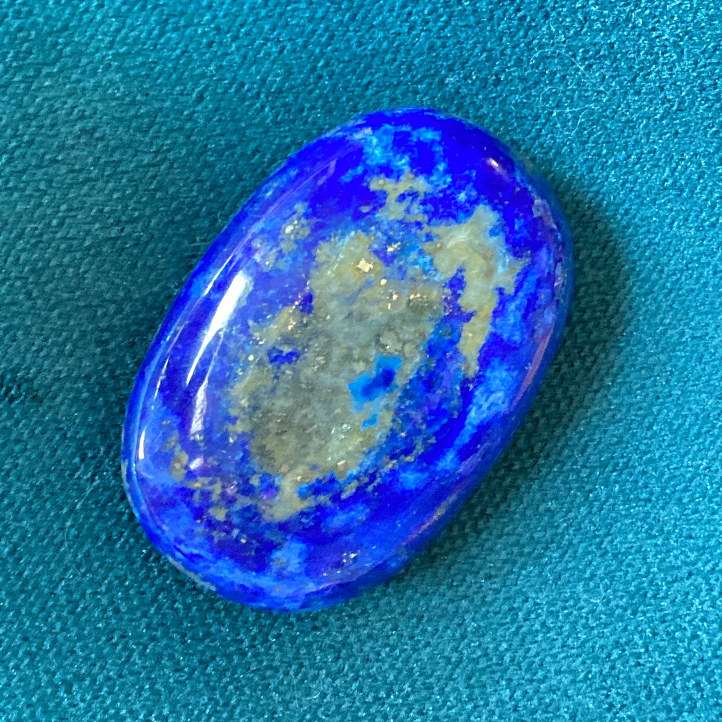 Lapis Lazuli gemstone Galaxy healing energy Palm Stones