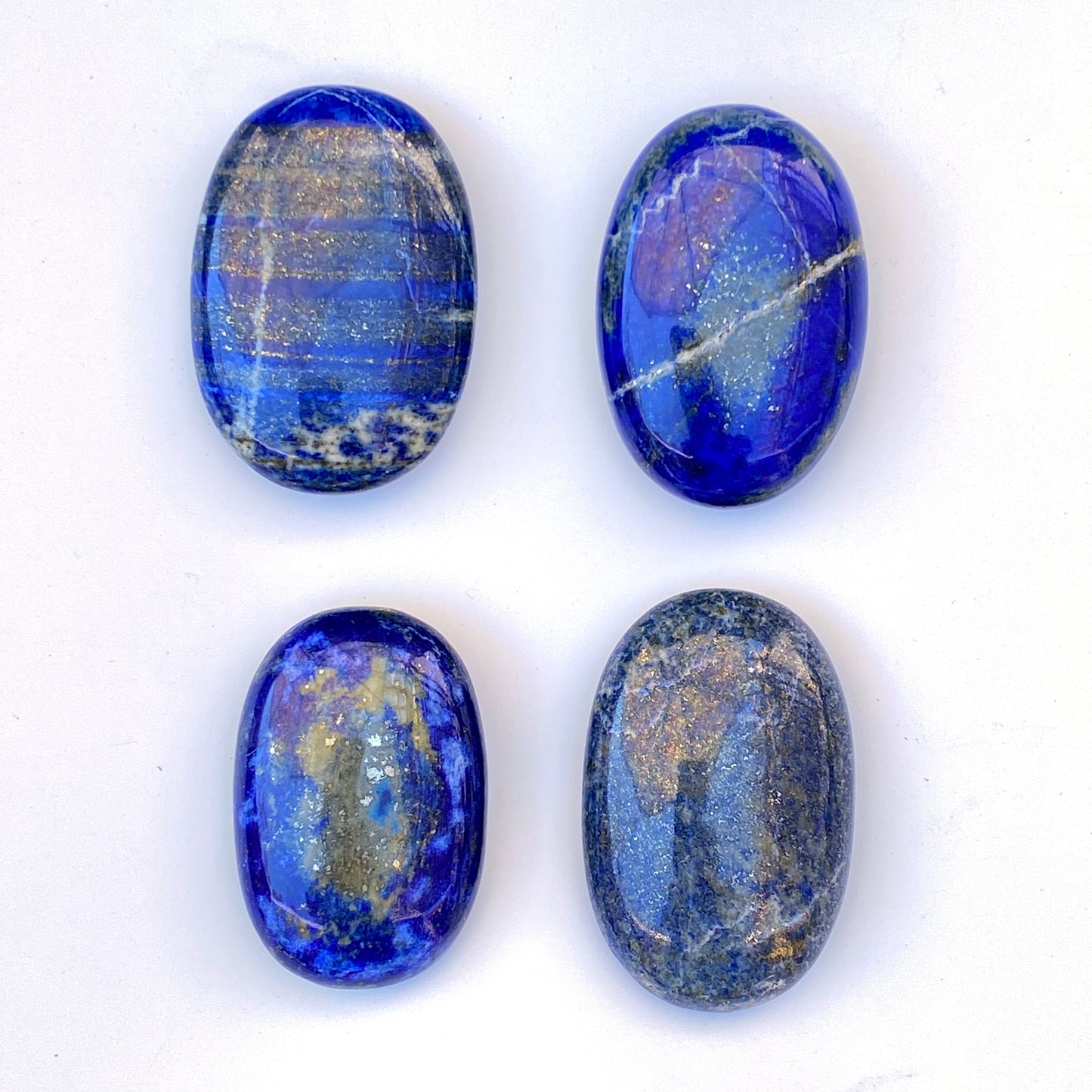 Lapis Lazuli gemstone Galaxy healing energy Palm Stones