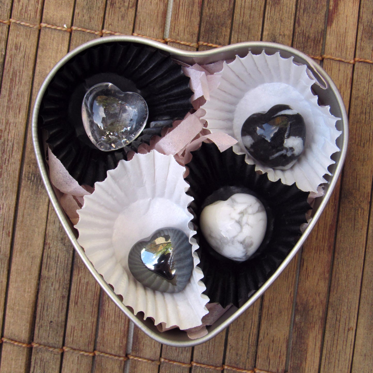 Gemstone Energy Kit in Heart Shaped Tin Gift