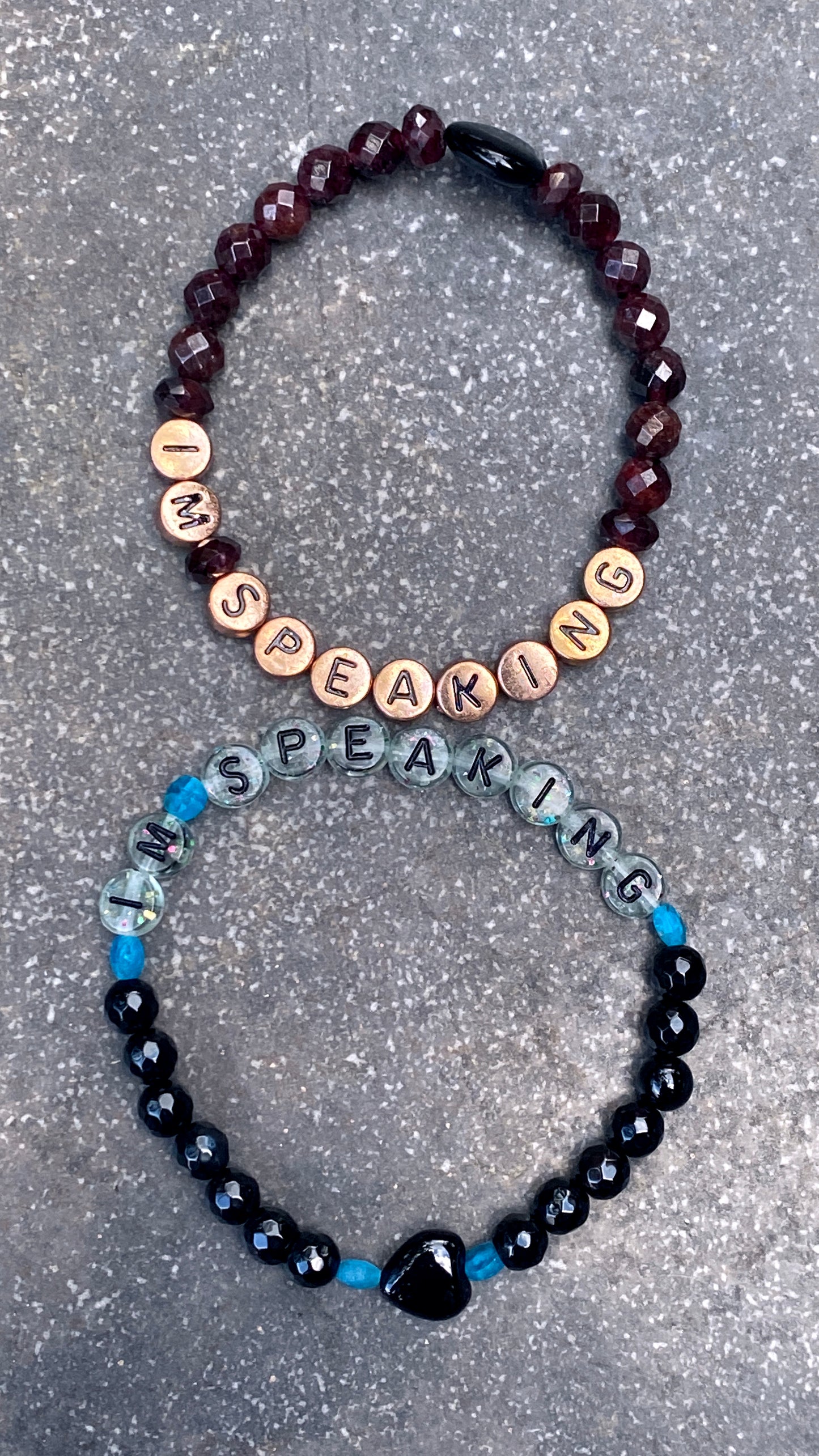 Women's "I'M SPEAKING" Gemstone Bracelets
