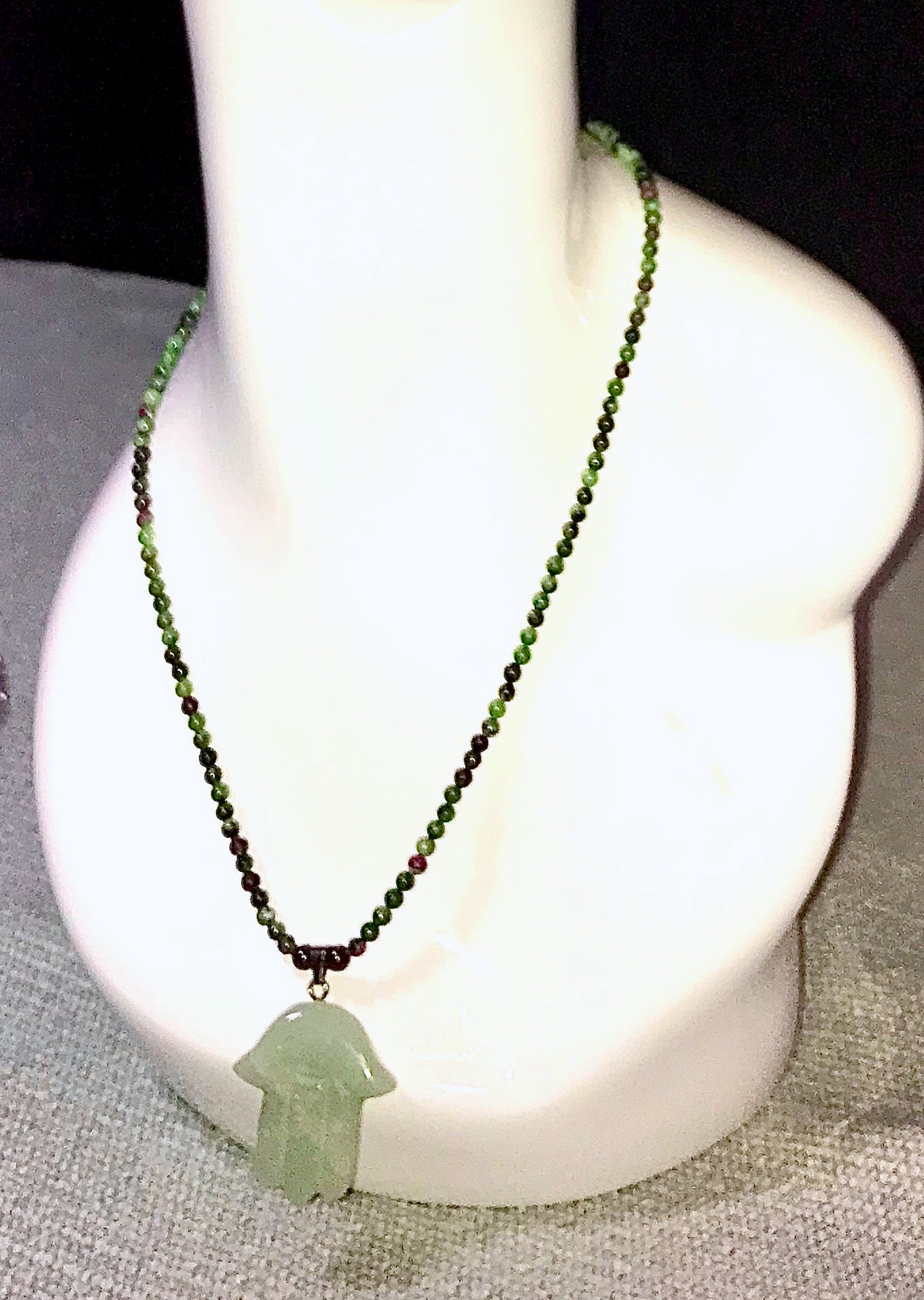 Women's Gemstone Hamsa Palm Necklaces
