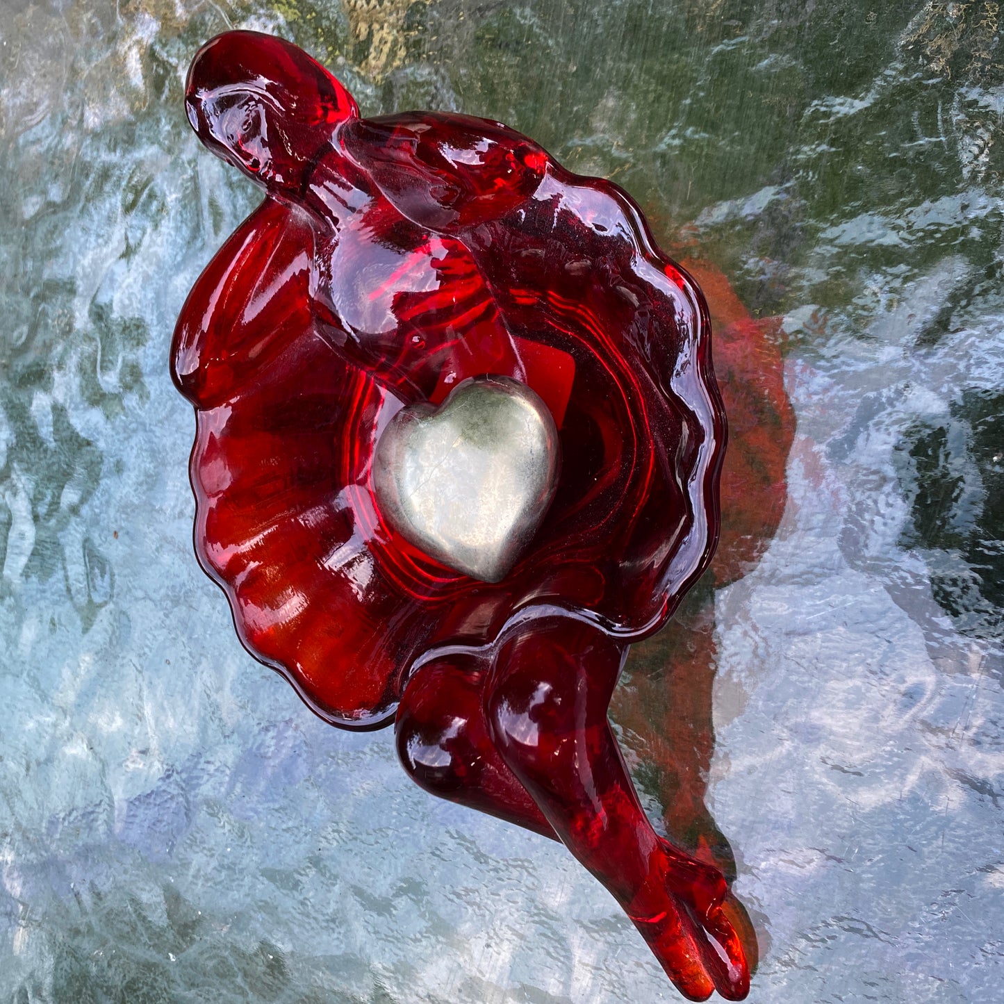 Natural Pyrite Gemstone Heart