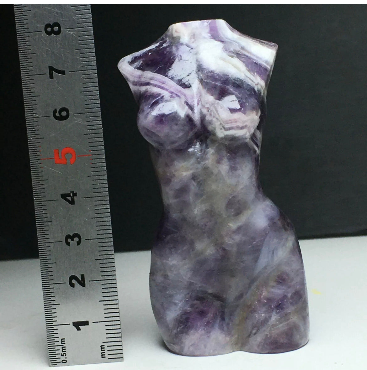 Natural Amethyst Female Nude Figurine