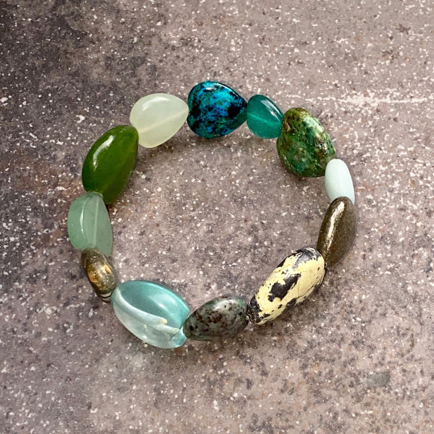 You are the Gemstone of My Heart stretch Bracelet