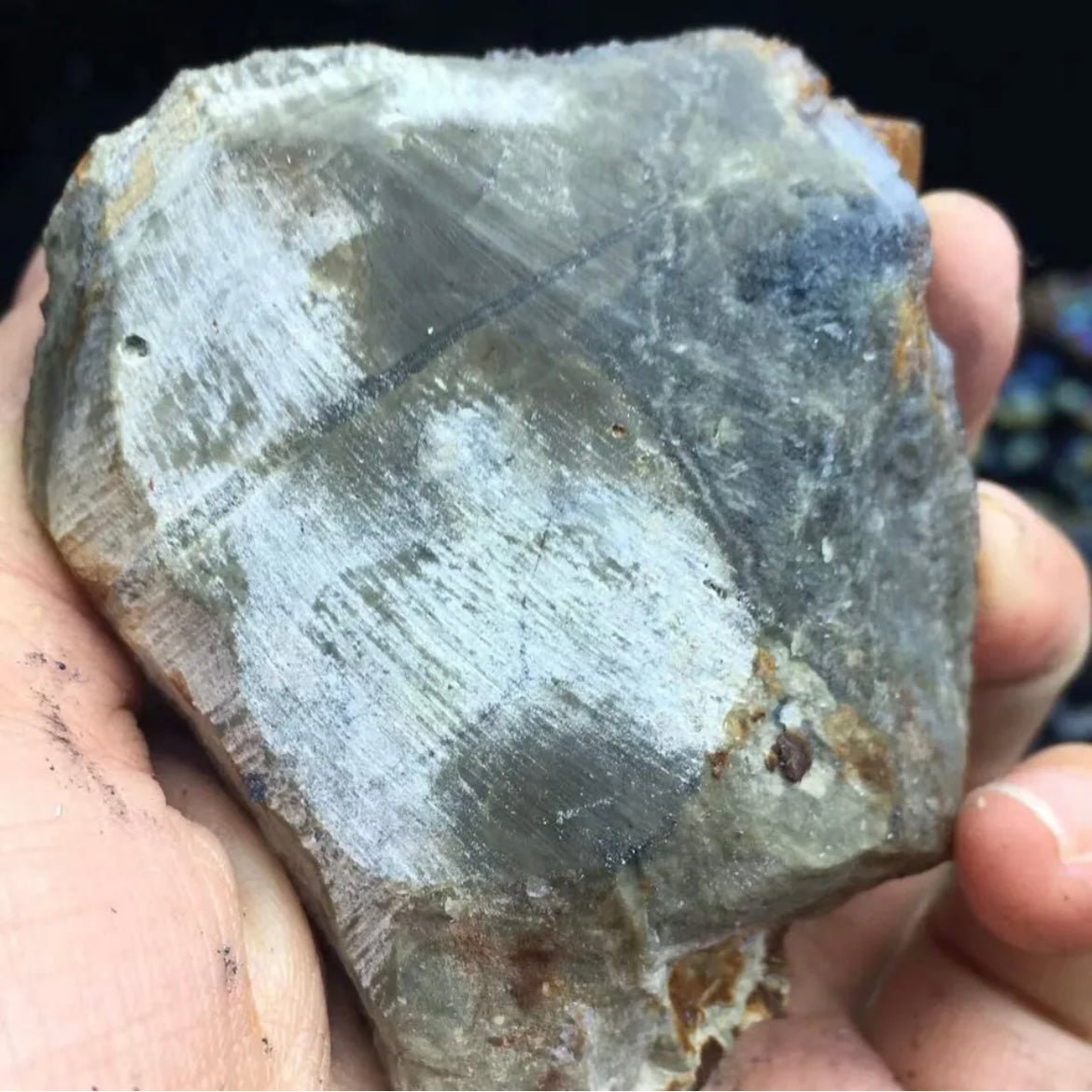 Rare Transparent Blue Cube Fluorite gemstone & Crystal Mineral Specimen