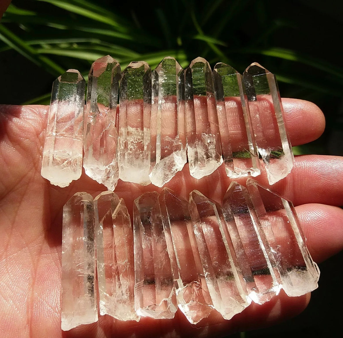 Lemurian Quartz gemstone Crystal Wand Point