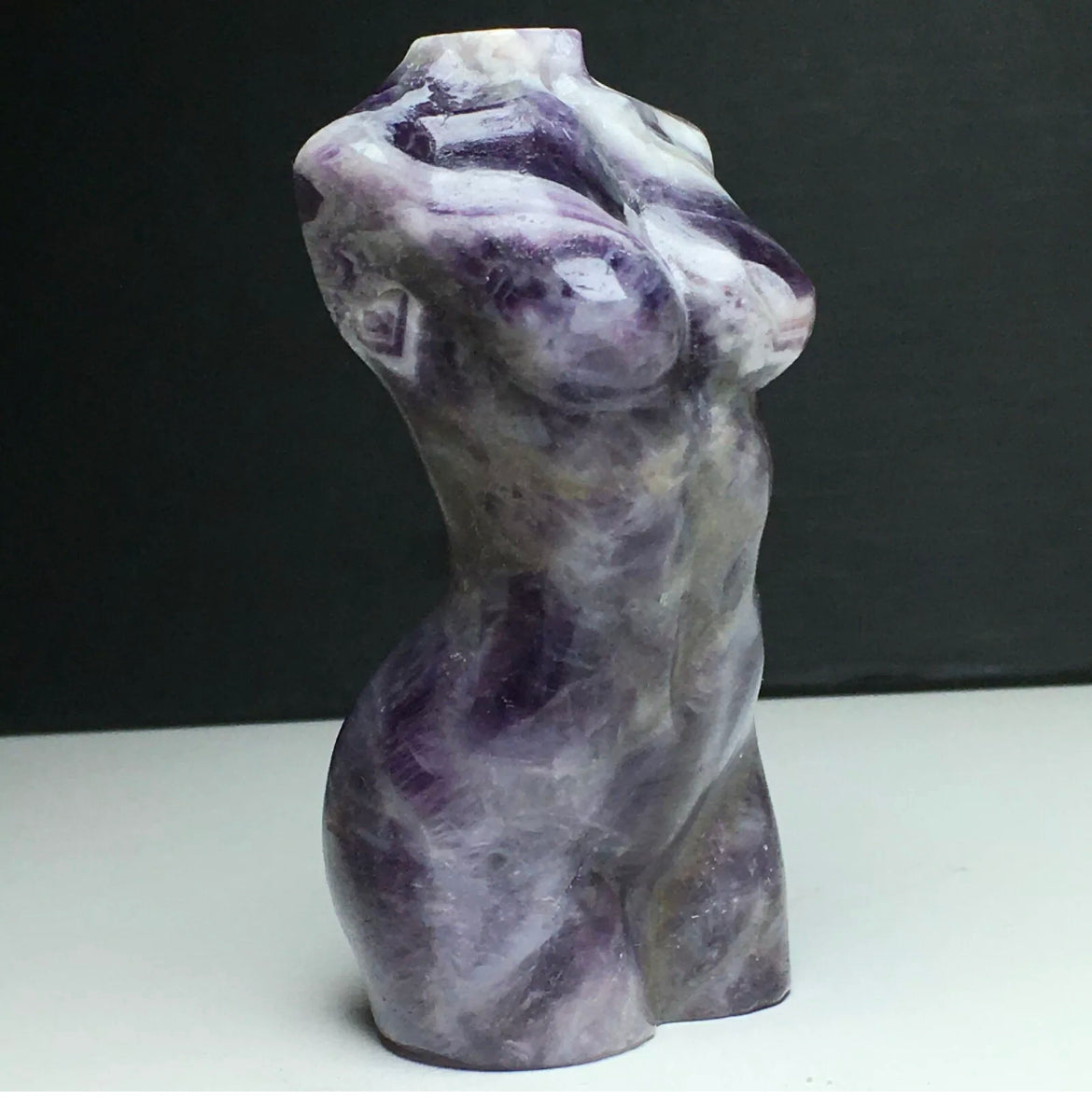 Natural Amethyst Female Nude Figurine