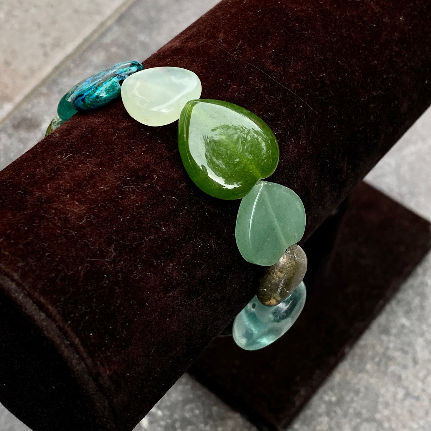 You are the Gemstone of My Heart stretch Bracelet