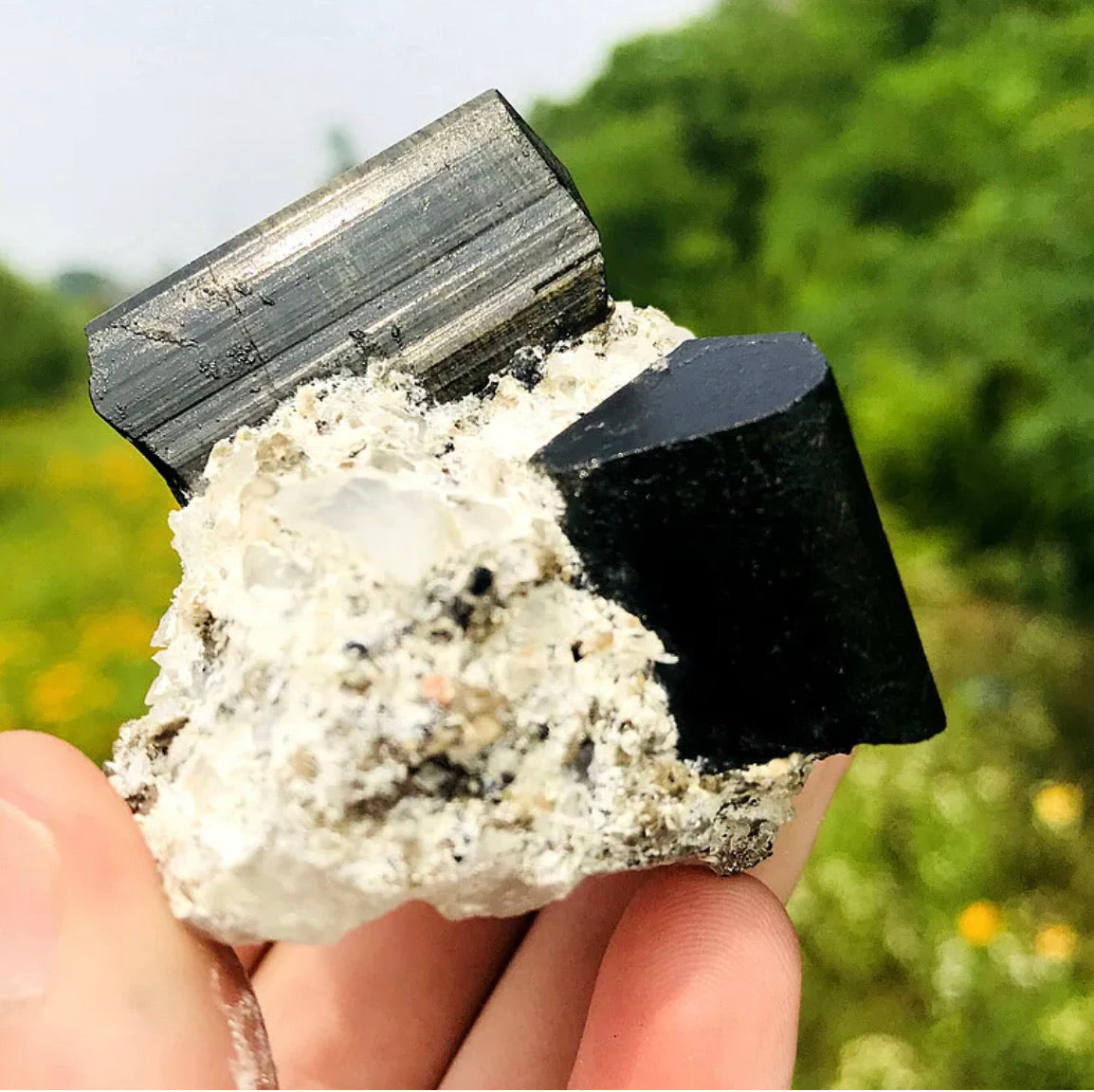 Natural Free Form Black Tourmaline gemstone