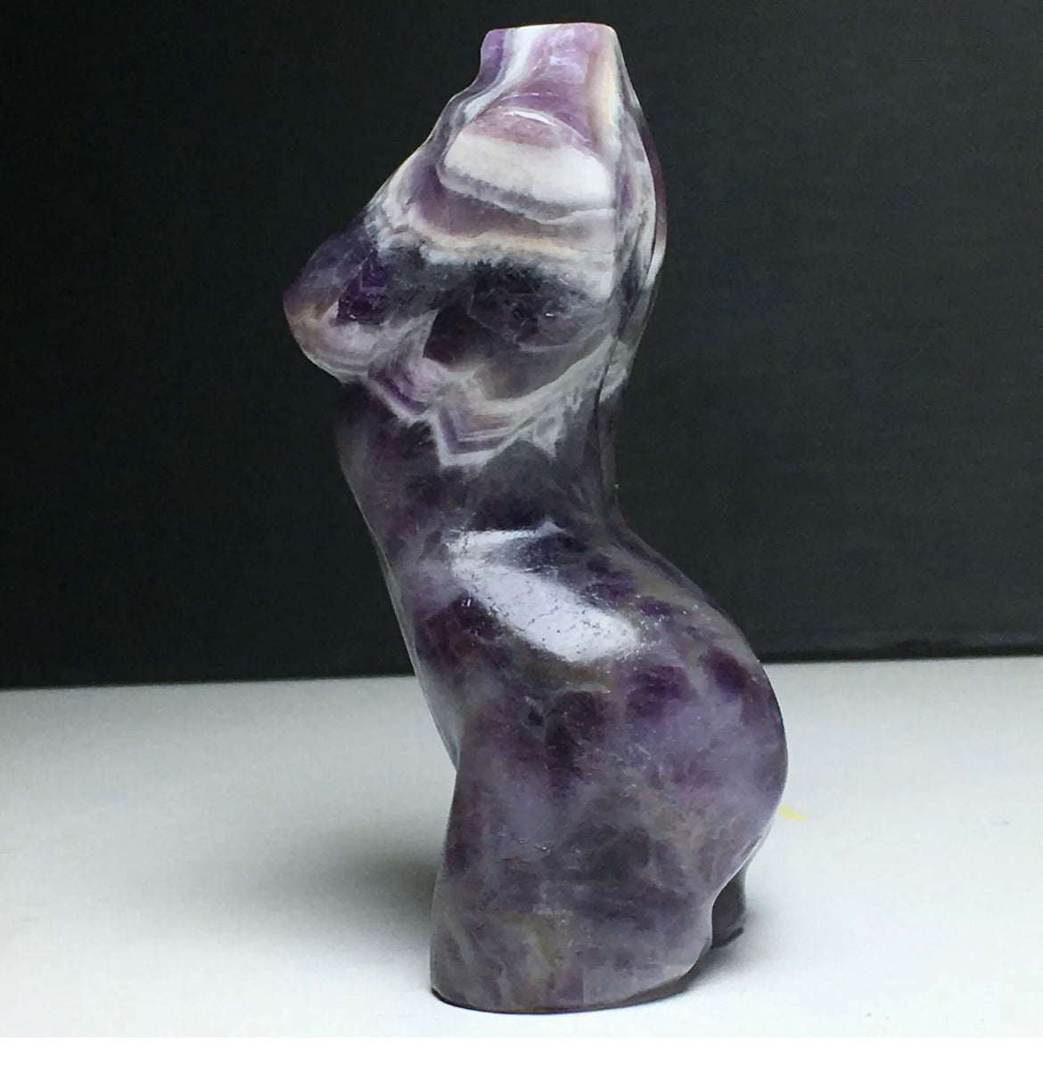Natural Amethyst Female Nude Figurine