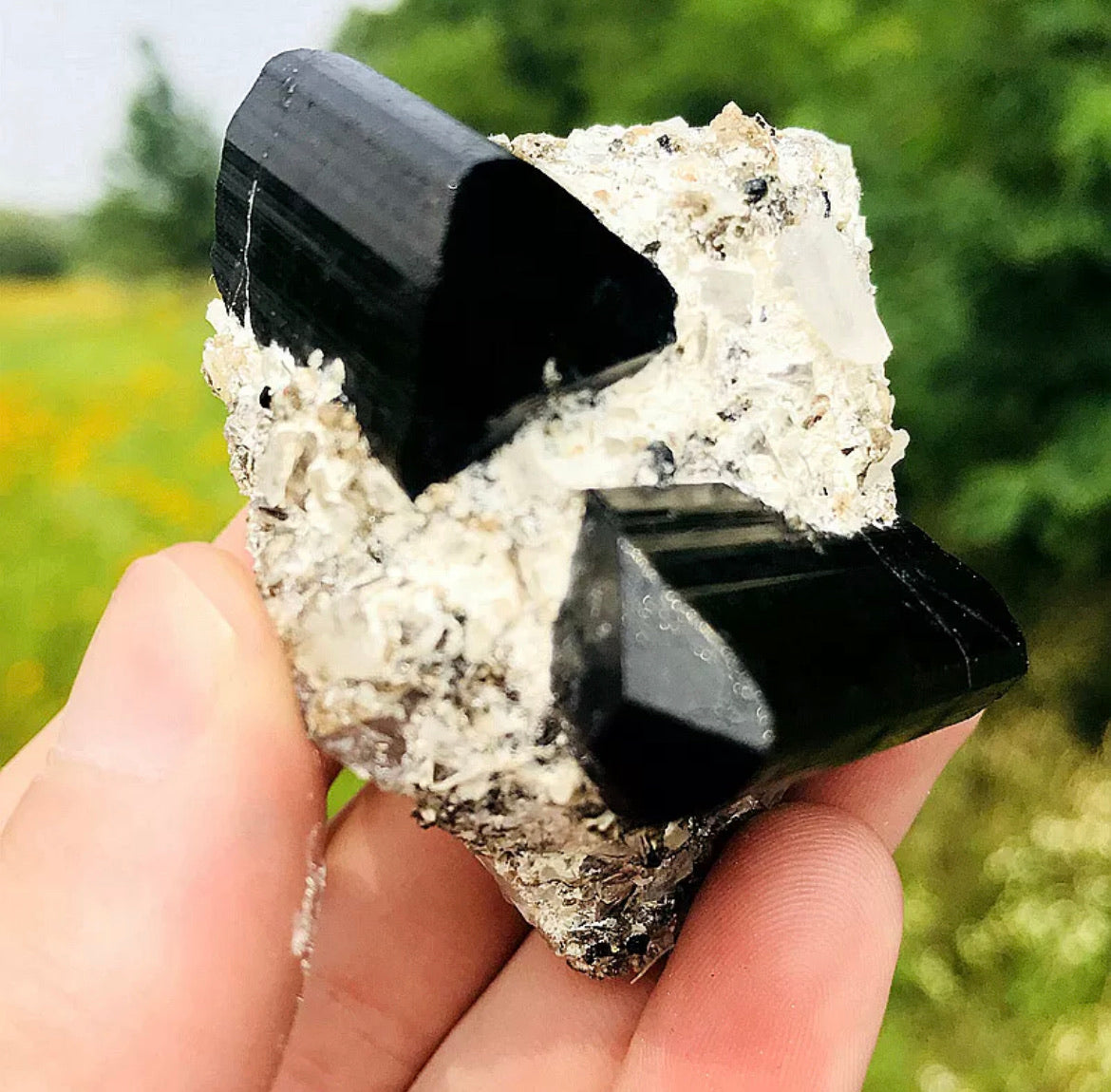 Natural Free Form Black Tourmaline gemstone