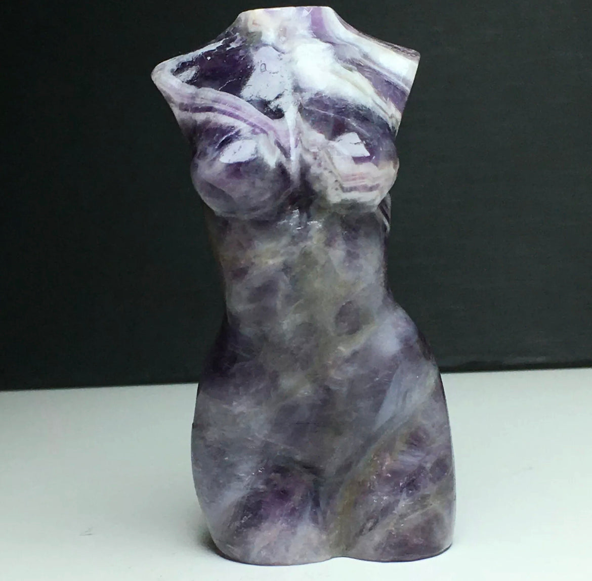 Natural Amethyst Female Nude Figurine