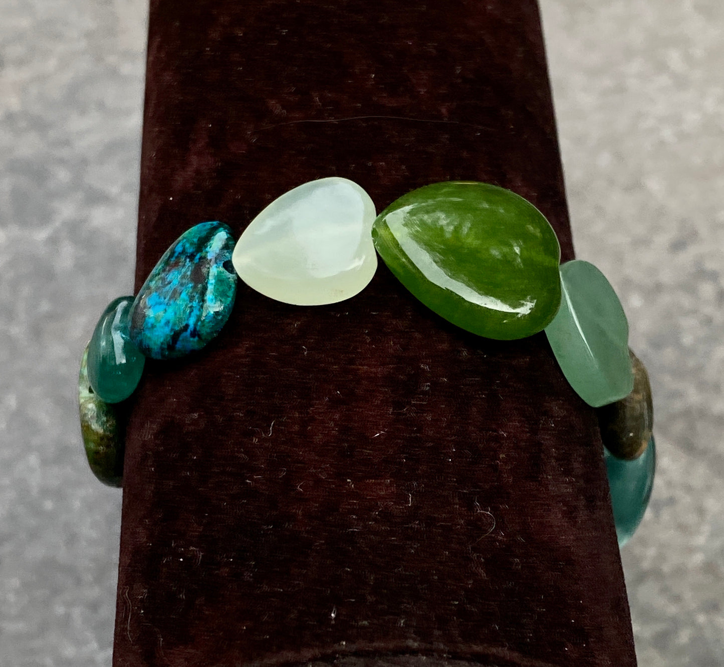 You are the Gemstone of My Heart stretch Bracelet