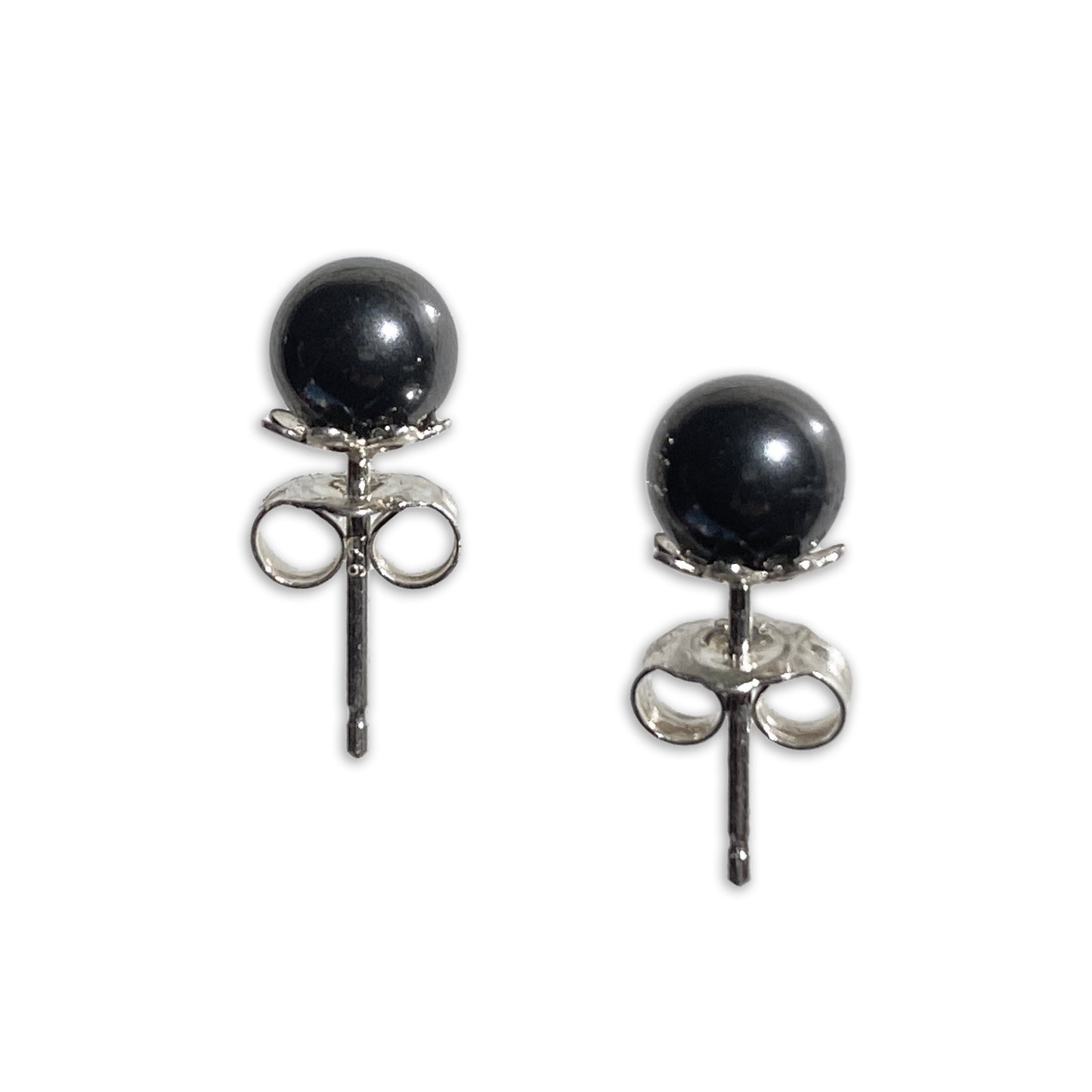 Hematite gemstone Stud Earrings