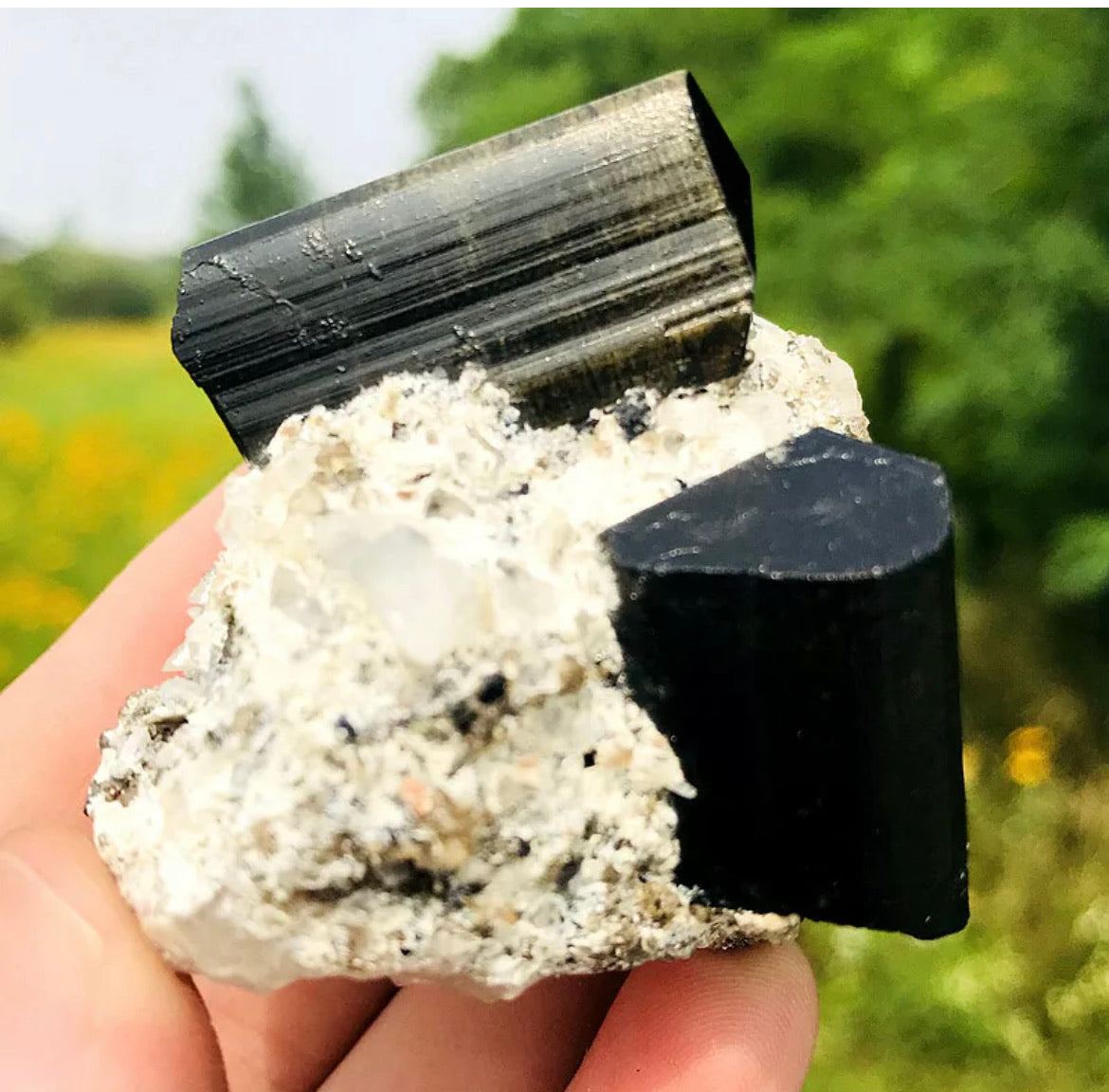 Natural Free Form Black Tourmaline gemstone
