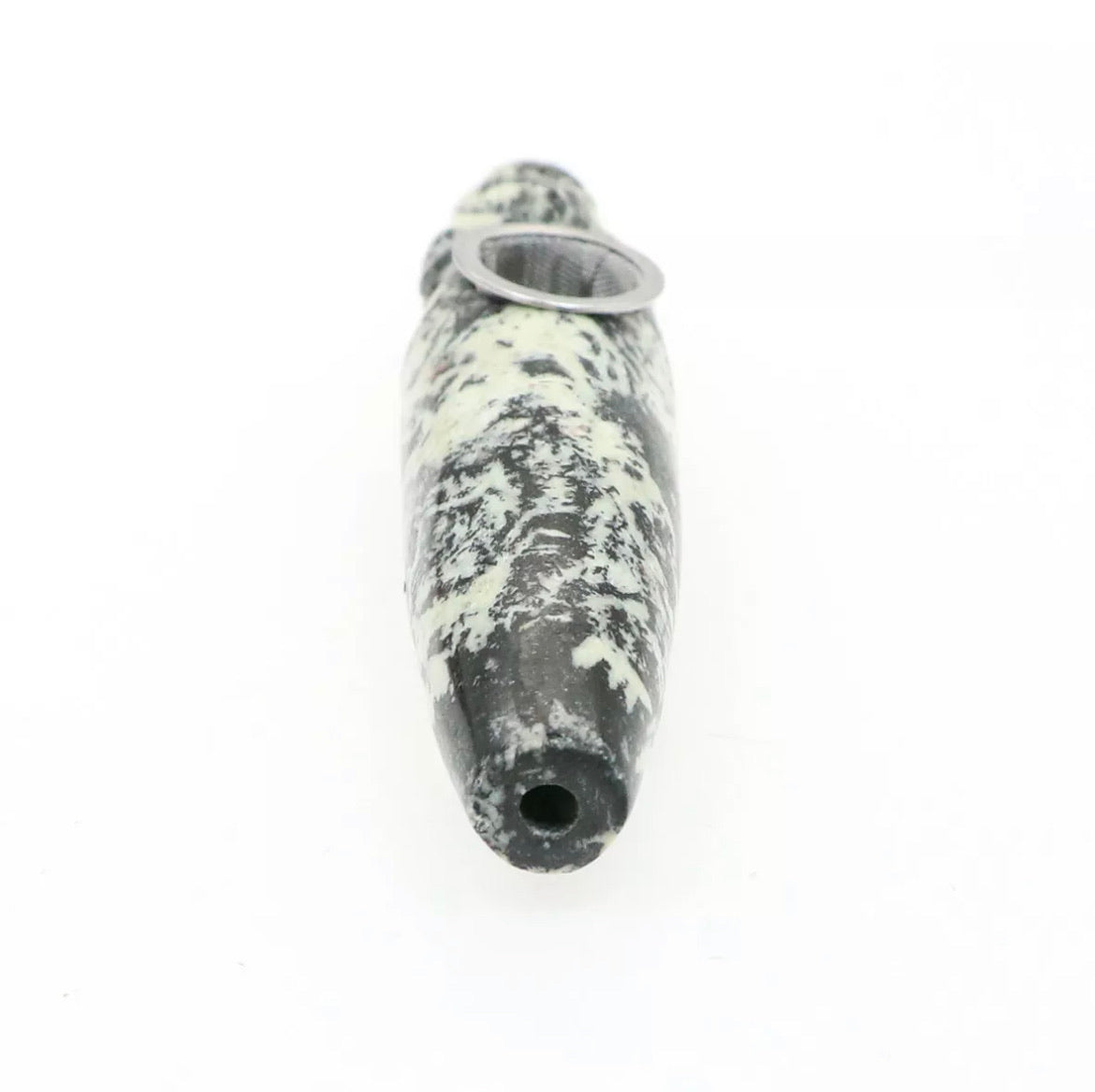 Fireworks Stone Skull gemstone Smoking Pipe