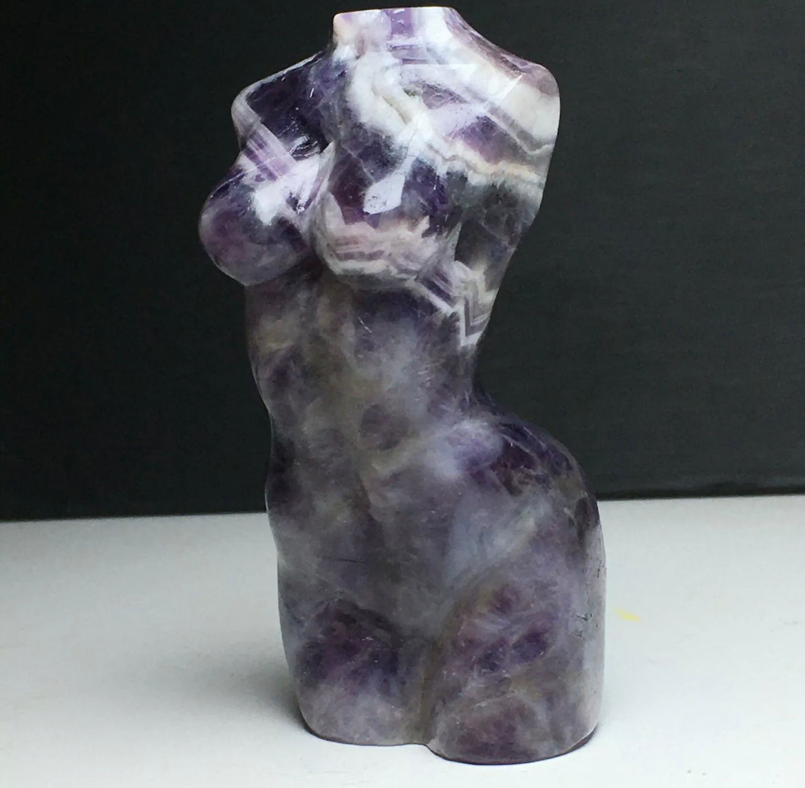 Natural Amethyst Female Nude Figurine