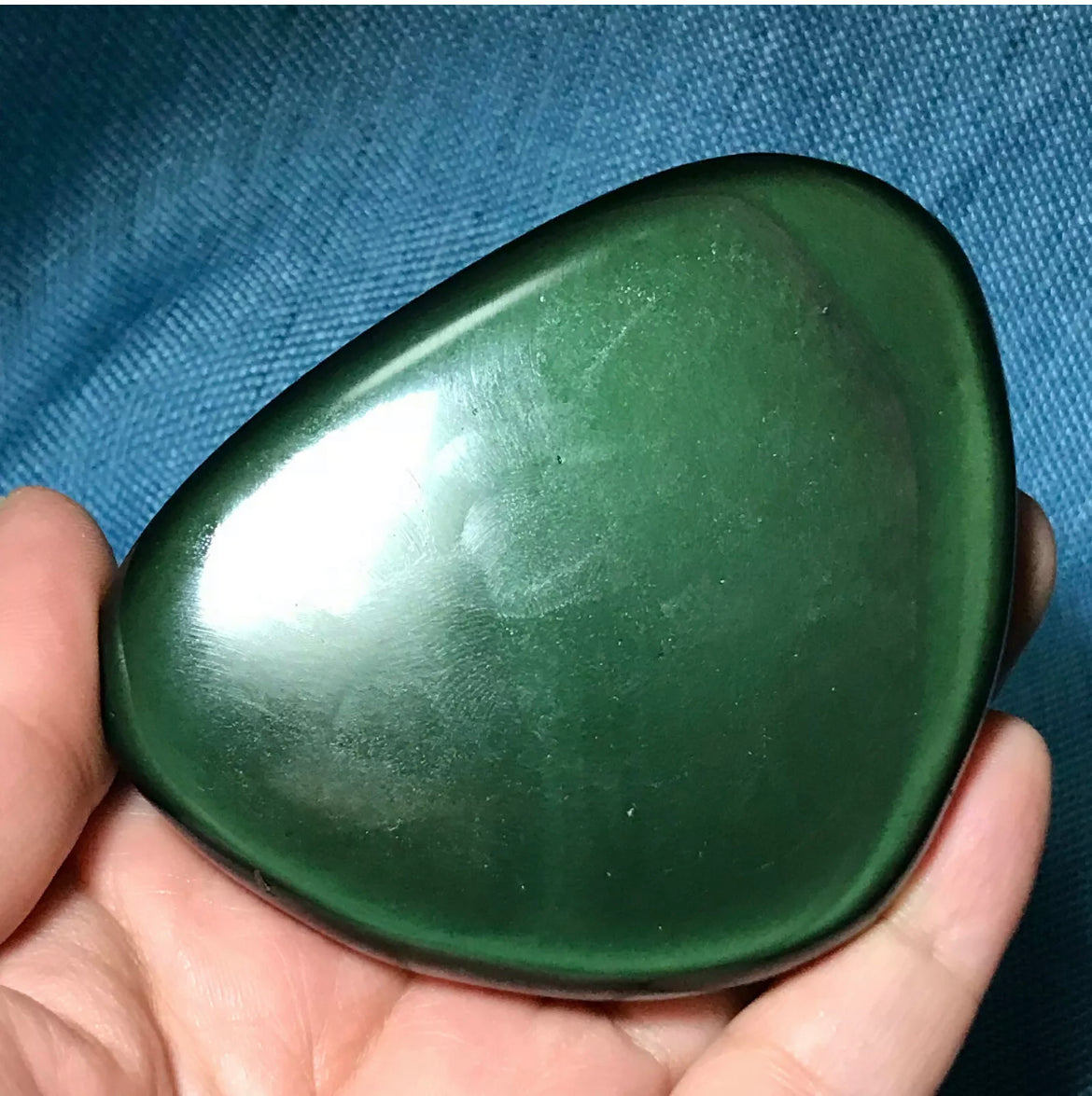 Natural Rainbow Obsidian Gemstone Crystal Heart