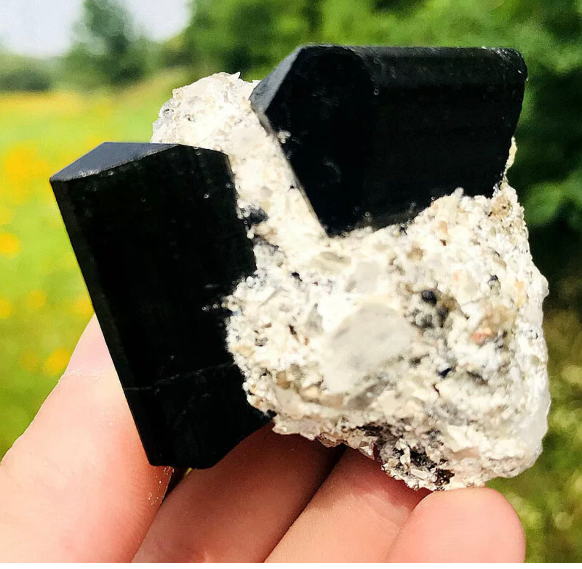 Natural Free Form Black Tourmaline gemstone