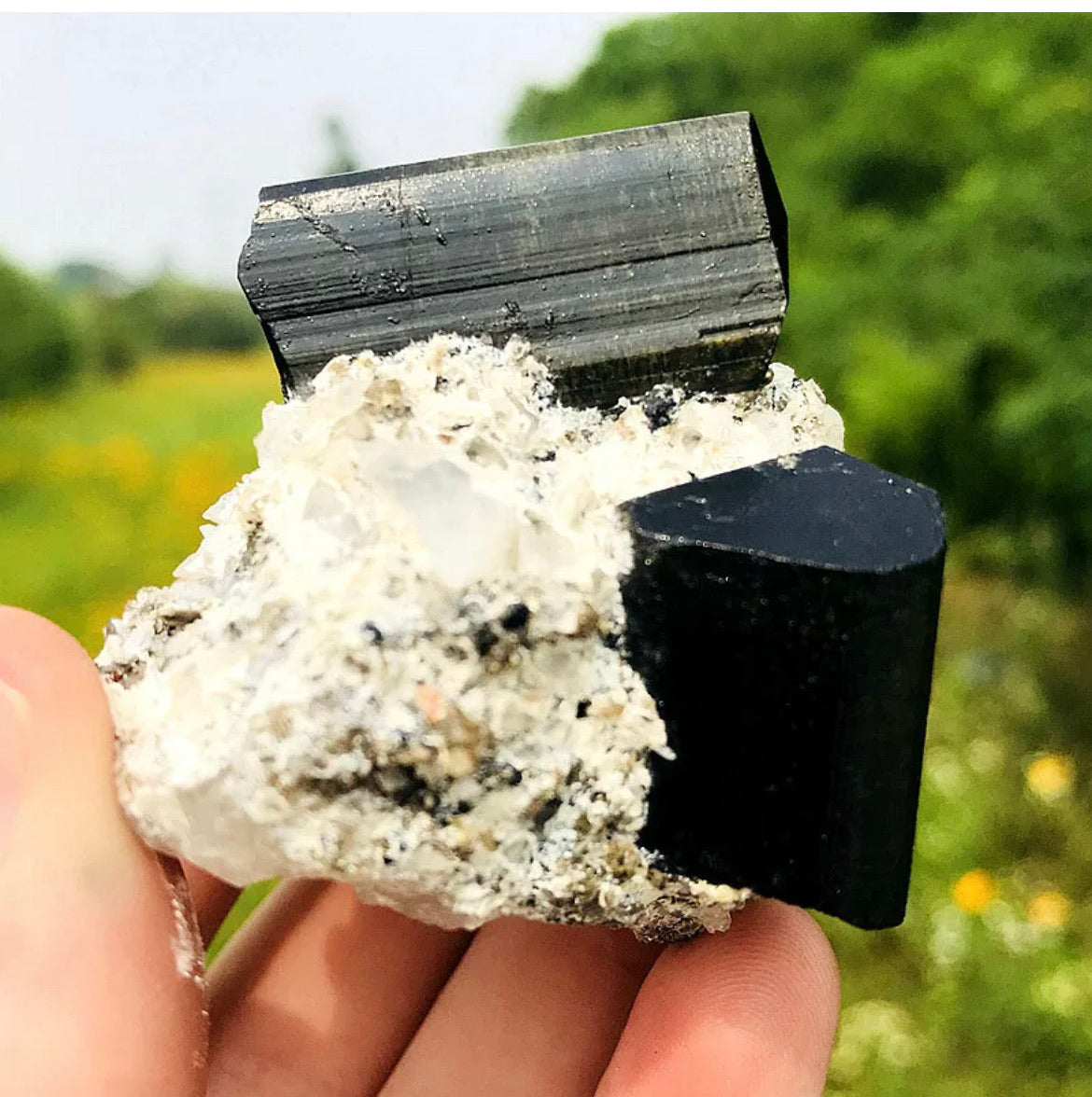 Natural Free Form Black Tourmaline gemstone