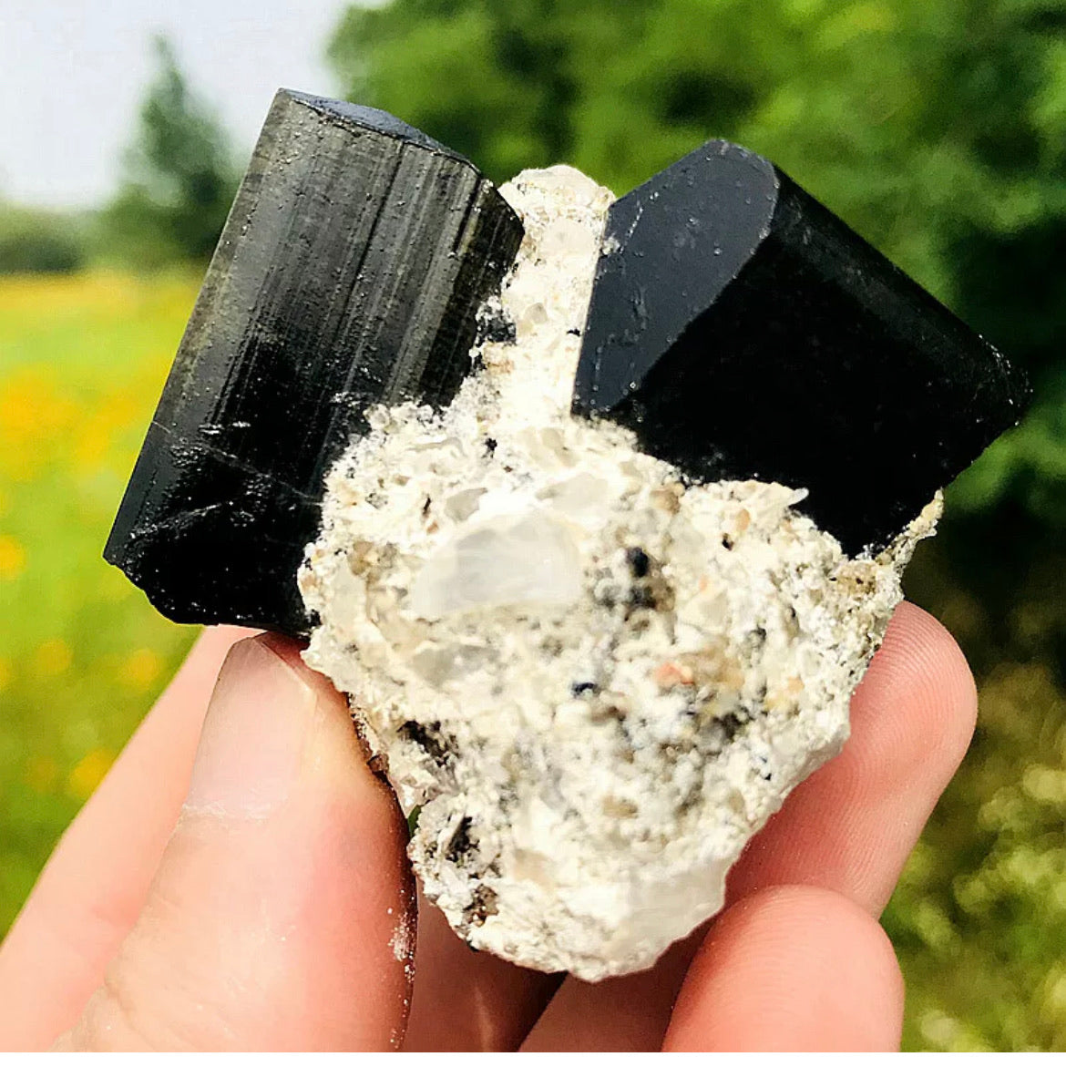 Natural Free Form Black Tourmaline gemstone