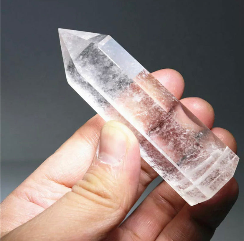Natural Clear Quartz Crystal Gemstone Point Wand Rock Stone
