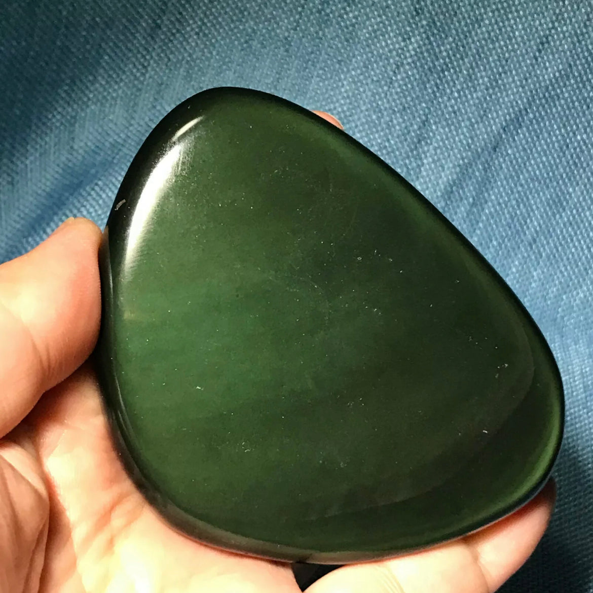 Natural Rainbow Obsidian Gemstone Crystal Heart